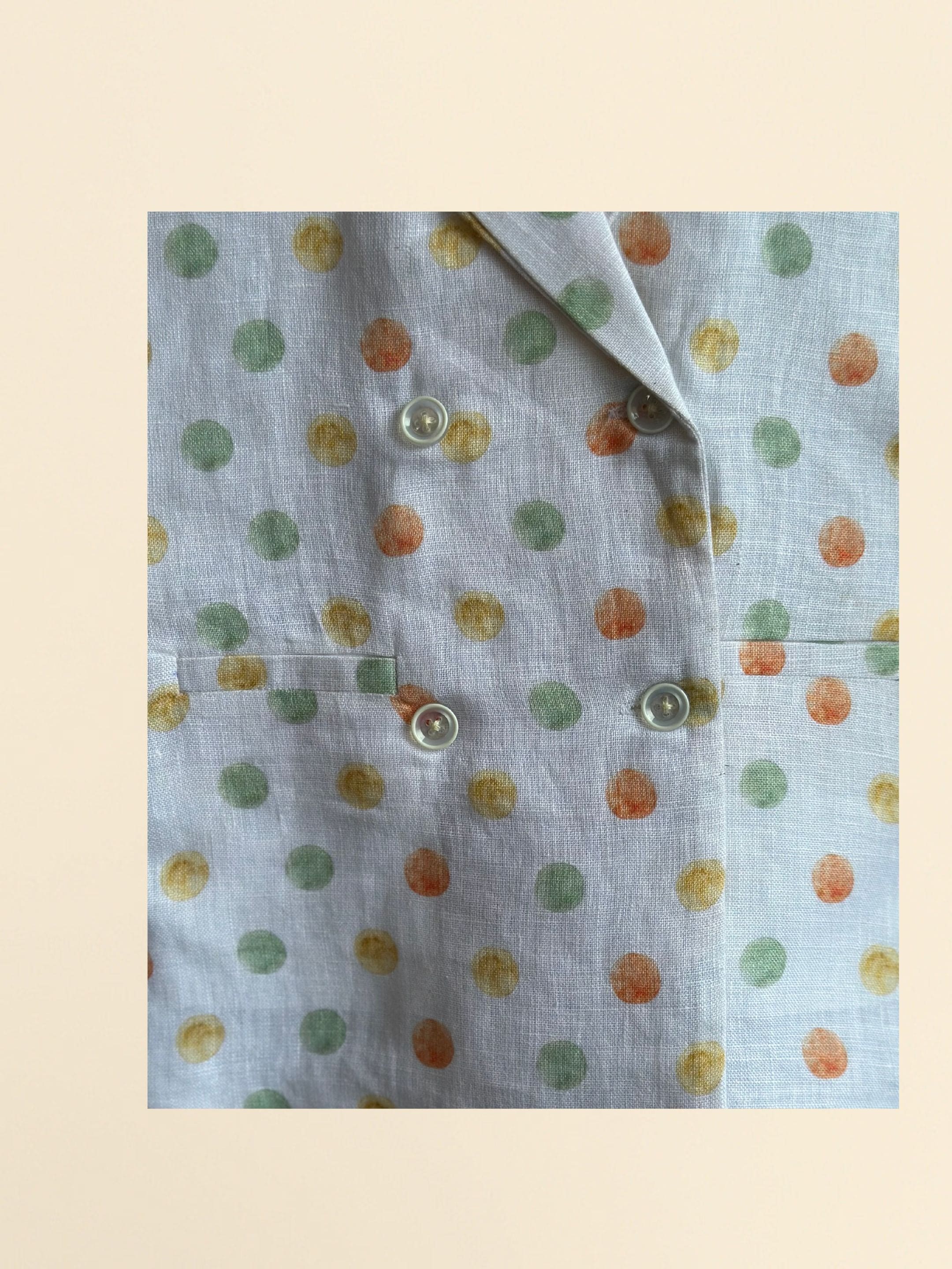 Pre Order: Stylish Fireball Print Pure Linen Blazer Dress for Women | Summer Office Wear & Casual Outfits