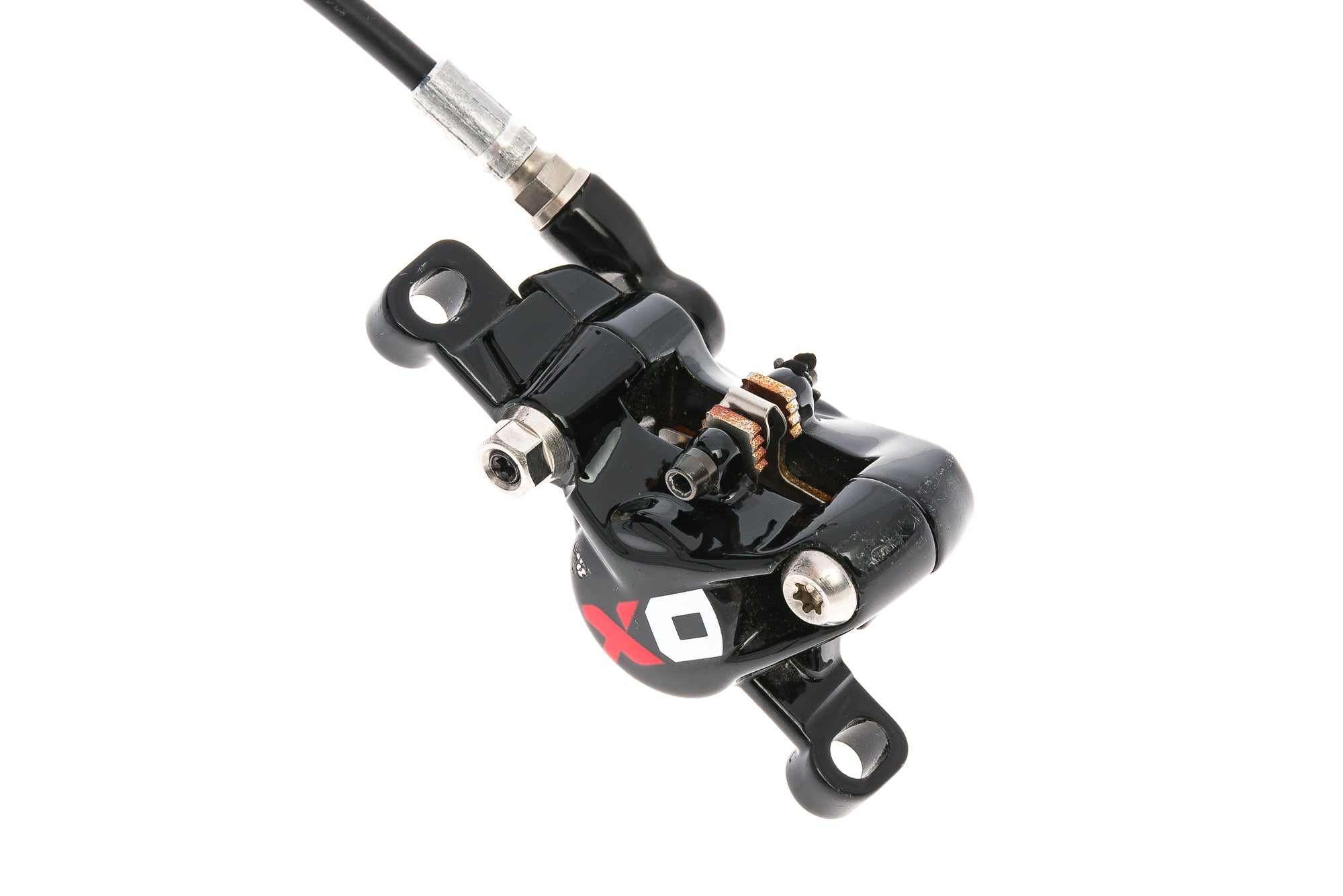 Avid X0 Right/Rear Hydraulic Disc Brake Set - High Performance Mountain Bike Brakes for Trail & Downhill Riding - Black