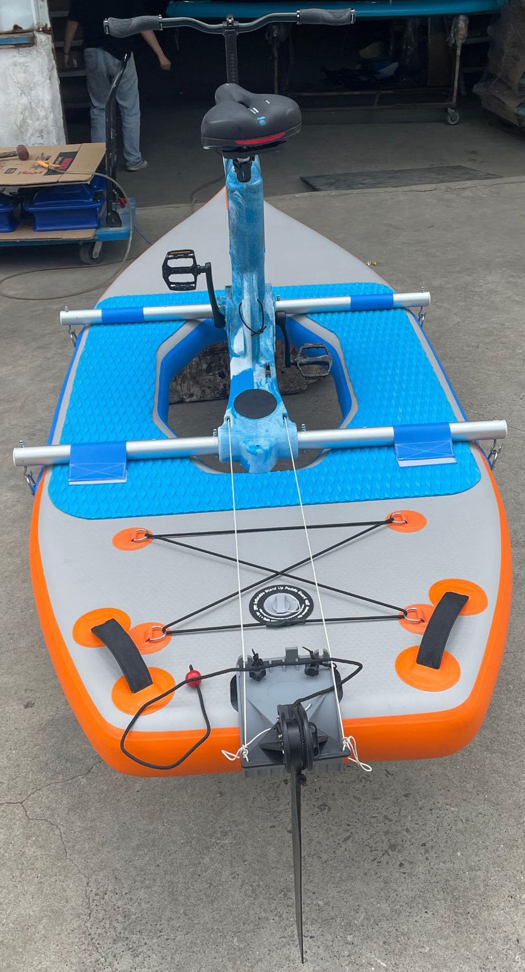 Inflatable Water Bike for Adults - Pedal-Powered Sea & Lake Bicycle for Recreational Surfing & Water Sports | Perfect for Beach Fun, Fishing & Outdoor Adventures