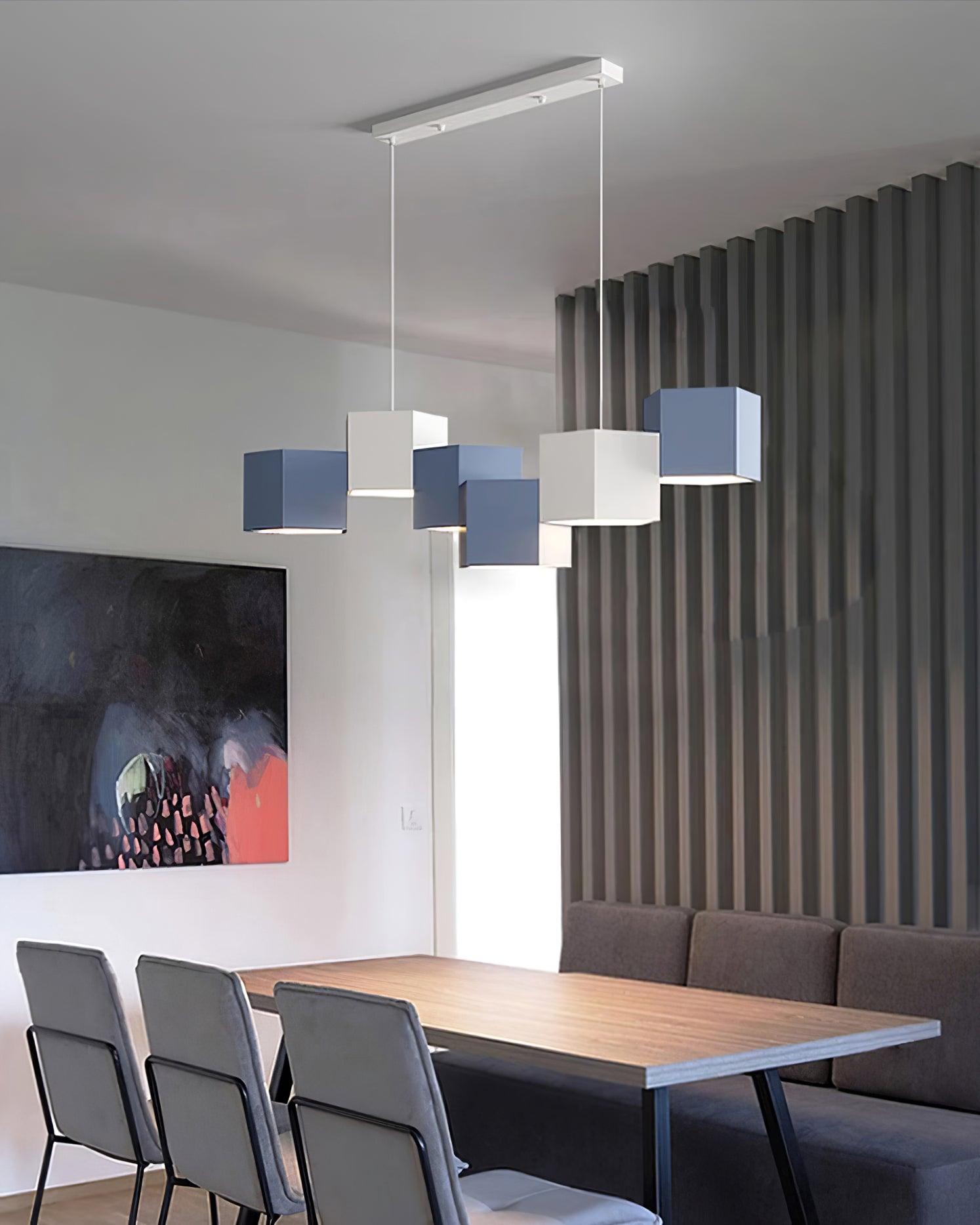 Magic Cube Pendant Lamp - Modern LED Hanging Light for Living Room, Bedroom & Kitchen | Dimmable Decorative Lighting for Home & Office