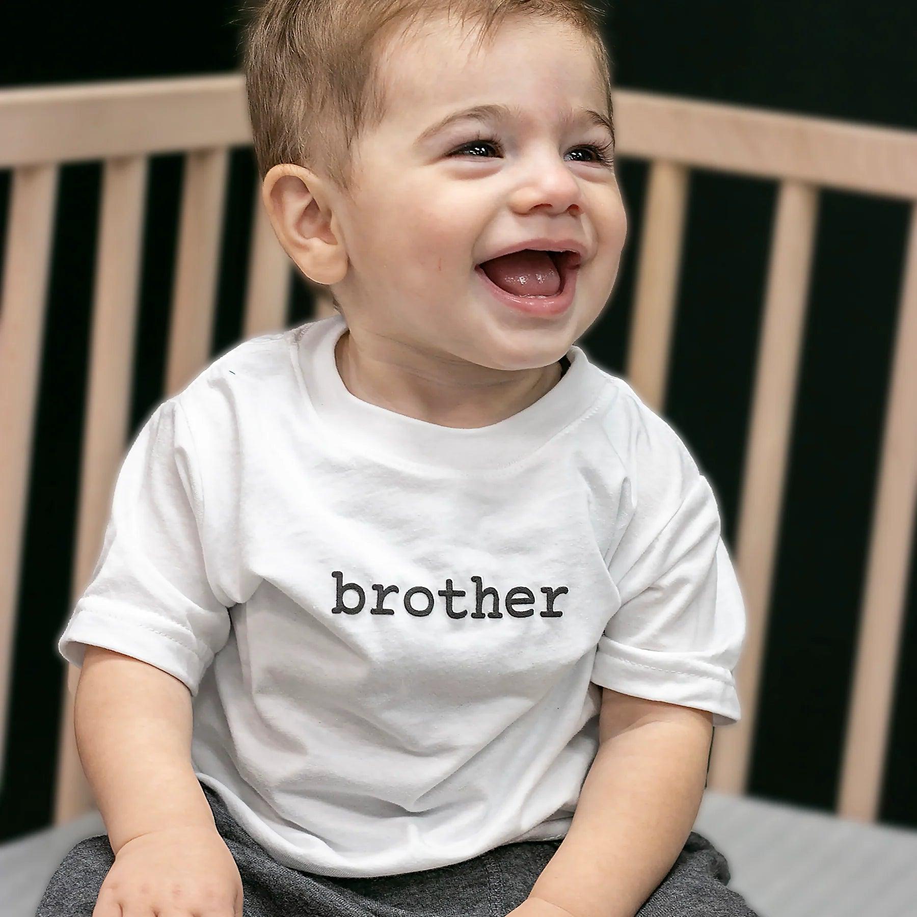 Brother Baby, Toddler & Kids T-Shirts - Soft Cotton Tees for Siblings & Family Matching Outfits