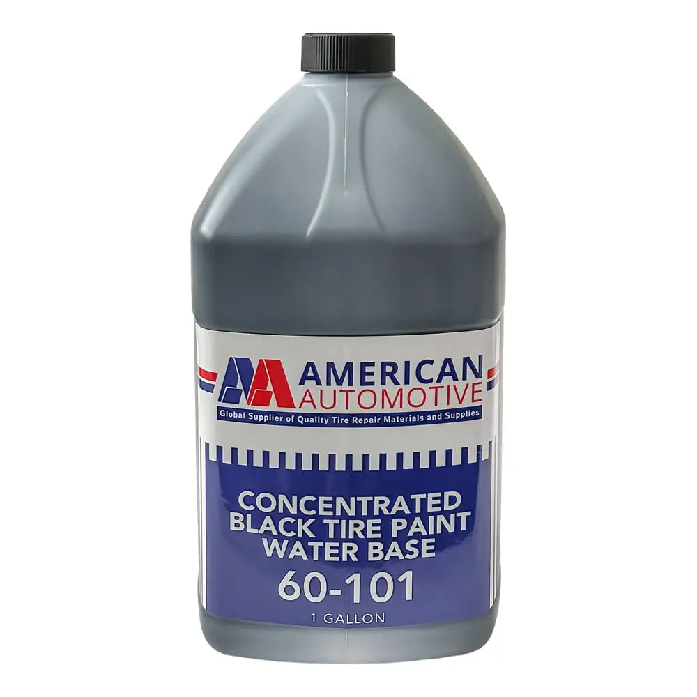 1 Gallon Black Tire Paint Concentrate - Water-Based Formula for Cars, Trucks & Motorcycles - Easy to Apply, Long-Lasting Shine for Tires & Wheels