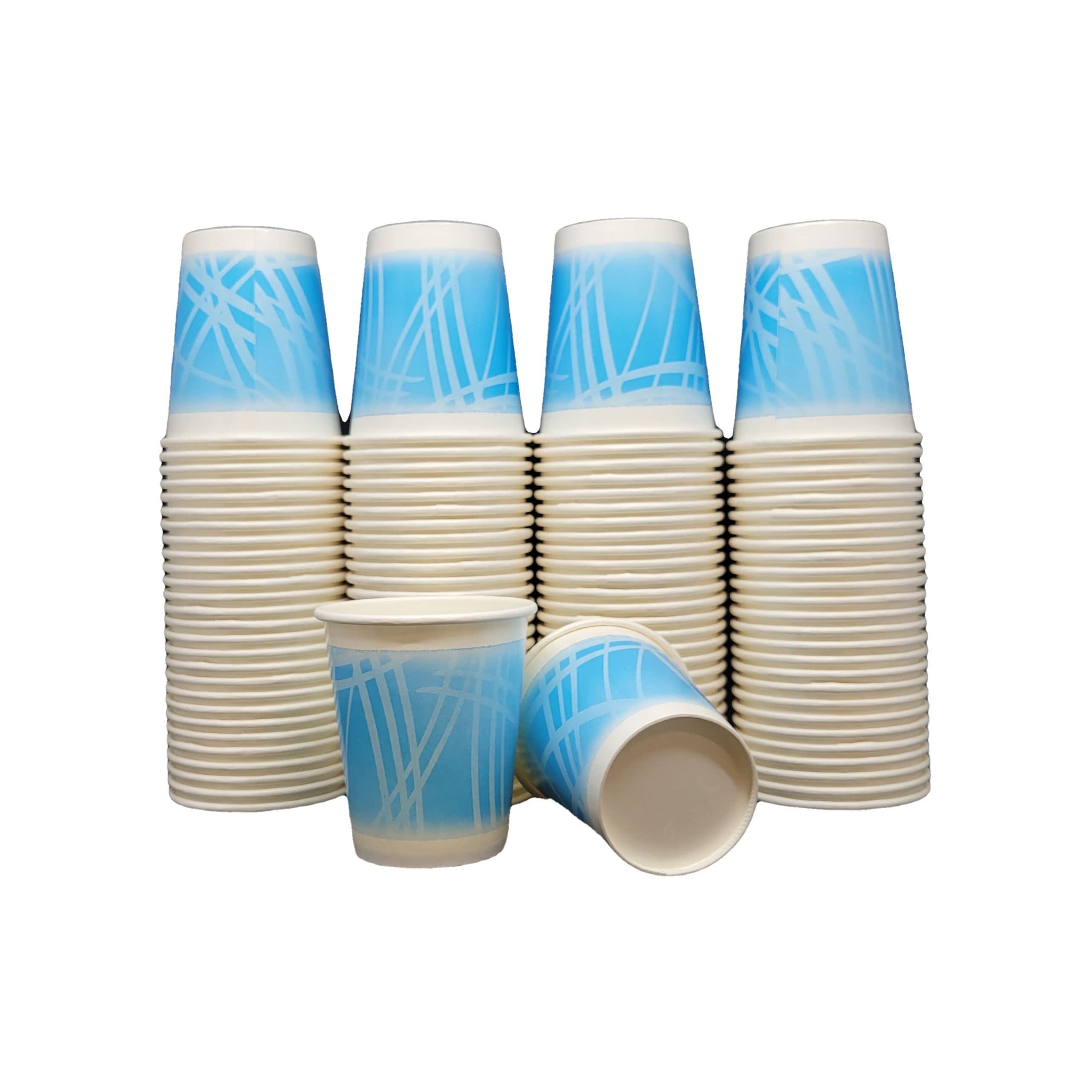 5 oz Disposable Cold Paper Drinking Cups - Bulk Pack of 2400, Eco-Friendly Bathroom & Kitchen Paper Cups for Beverages, Medicine, Office, Parties and Outdoor Events