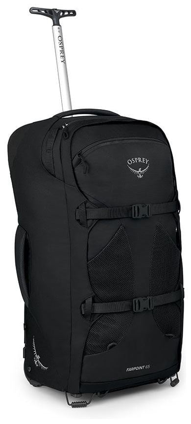 Osprey Farpoint Wheeled Travel Pack 65 - Lightweight Carry-On Luggage for International Travel, Hiking & Adventure Vacations | Durable Rolling Backpack with Spacious 65L Capacity