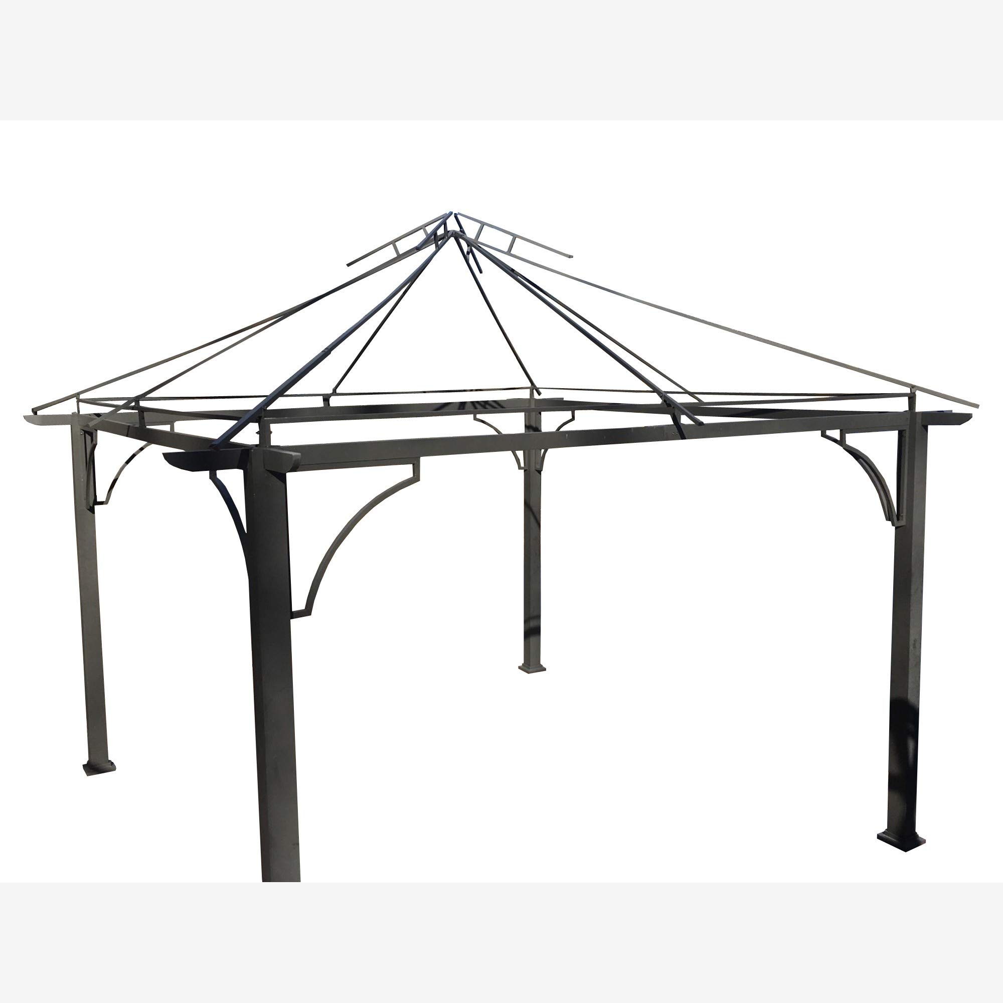 Brynn (Maple Hill) Gazebo Replacement Canopy Top Cover - RipLock 350 Waterproof Outdoor Shade Cover for Patio, Garden, and Backyard Protection