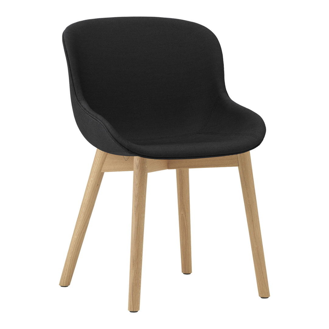 Hyg Side Chair with Wood Base - Fully Upholstered Modern Dining Chair for Kitchen, Living Room & Office | Comfortable Seating Solution for Home & Workspace