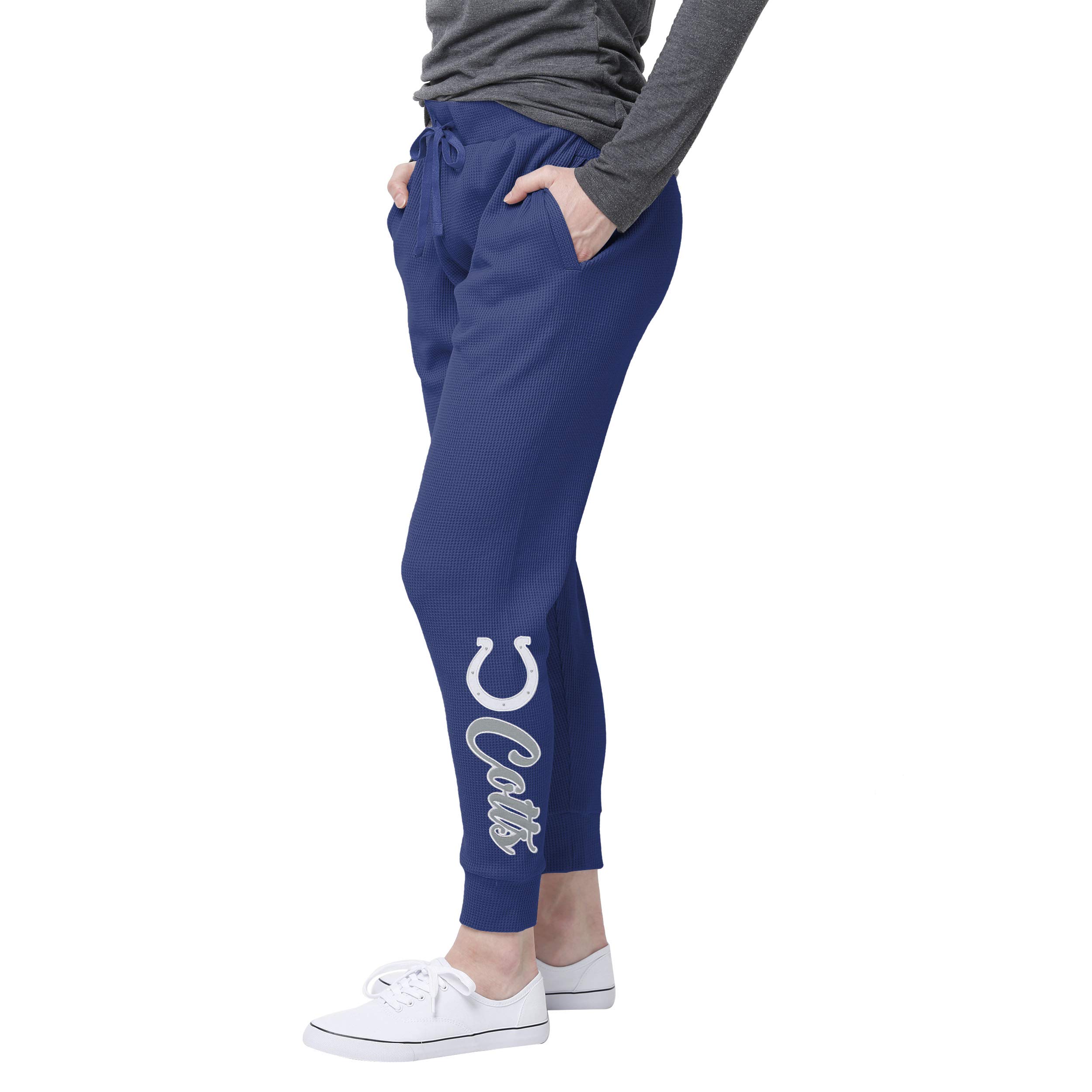FOCO Women's Team Color Waffle Lounge Pants - Soft & Cozy Fleece Sweatpants for Yoga, Home, and Casual Wear | Perfect Gift for Her