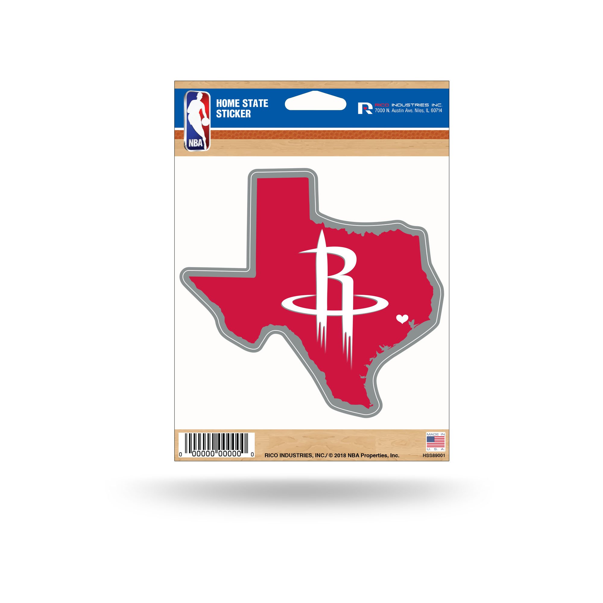 NBA Rico Industries Home State Sticker 5