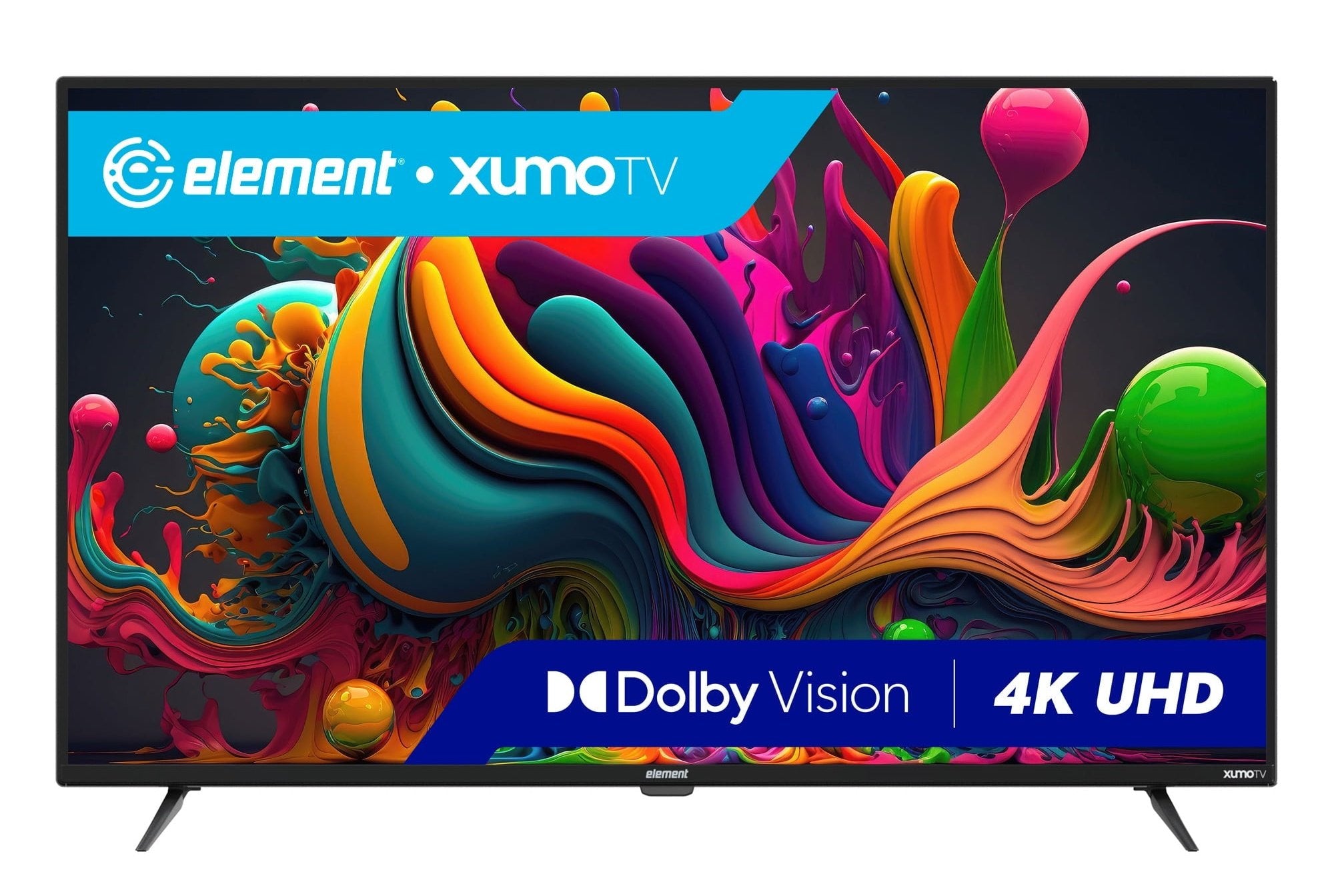 Element Electronics 55-Inch 4K UHD HDR Smart Xumo TV with Built-in Streaming (Model E500AC55C) - Perfect for Living Room Entertainment & Home Theater Setup