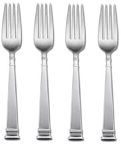 Oneida Prose 4-Piece Stainless Steel Dinner Fork Set - Elegant Flatware for Formal Dining, Restaurants & Home Entertaining