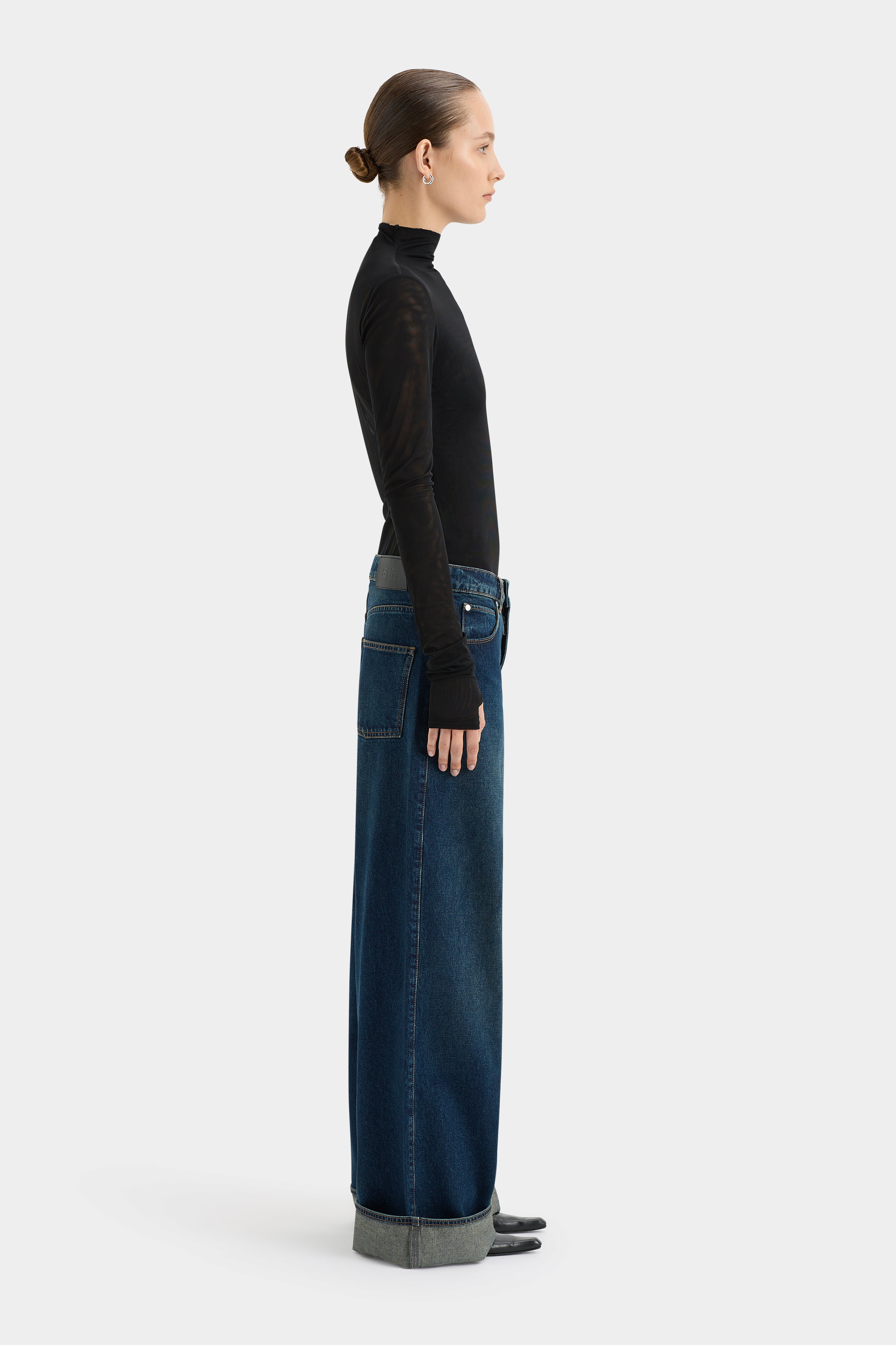 Stella Wide Leg Jeans for Women - High Waist Stretch Denim Pants - Comfortable & Trendy for Casual Outfits, Workwear & Everyday Style