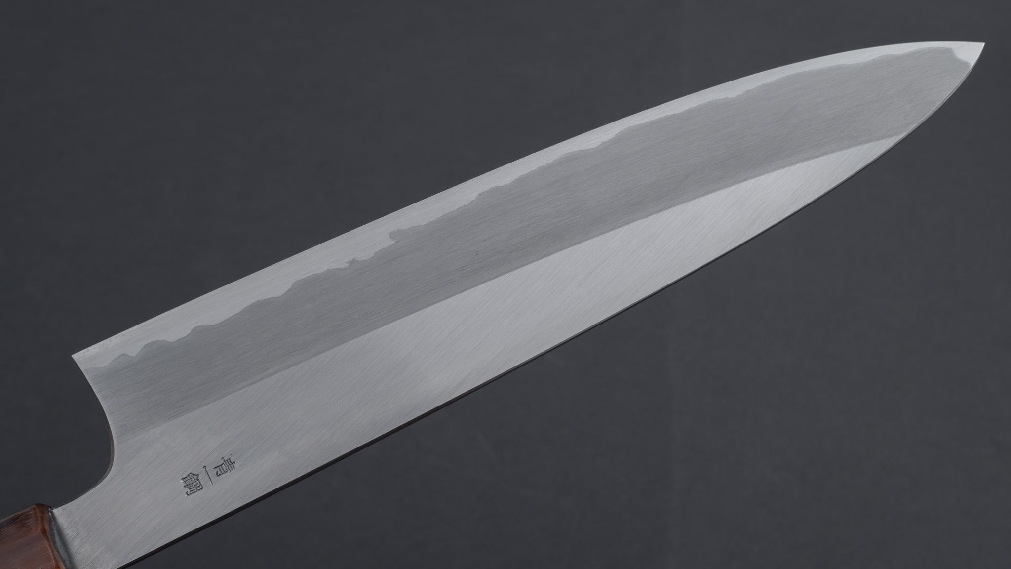 Hitohira Togashi Blue #1 Stainless Clad Migaki Gyuto 240mm Japanese Chef Knife with Taihei Ebony Handle - Perfect for Sushi, Meat Slicing & Precision Cutting
