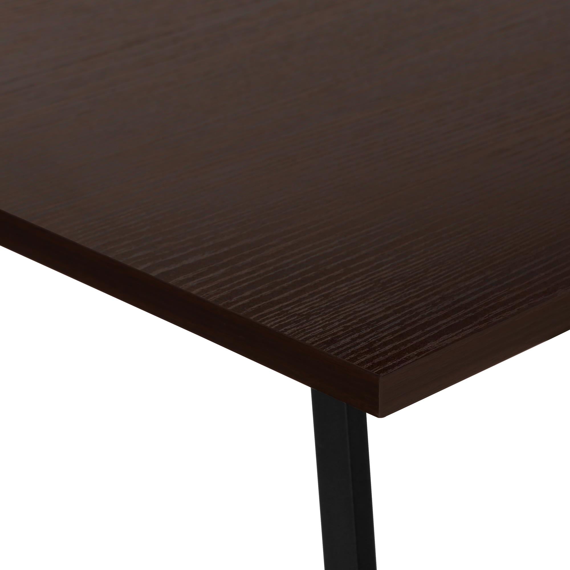 Monarch Corner Desk I 7590 - Modern Home Office Desk with Storage Shelf, Perfect for Small Spaces & Work from Home Setup