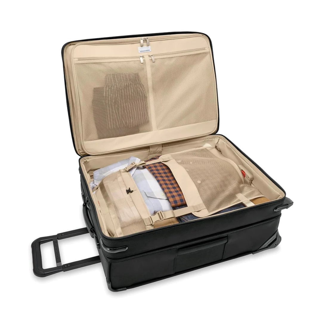 Briggs & Riley Baseline Medium Expandable Upright Luggage - Durable Carry-On Suitcase for Travel with Spinner Wheels - Perfect for Business Trips & Vacations