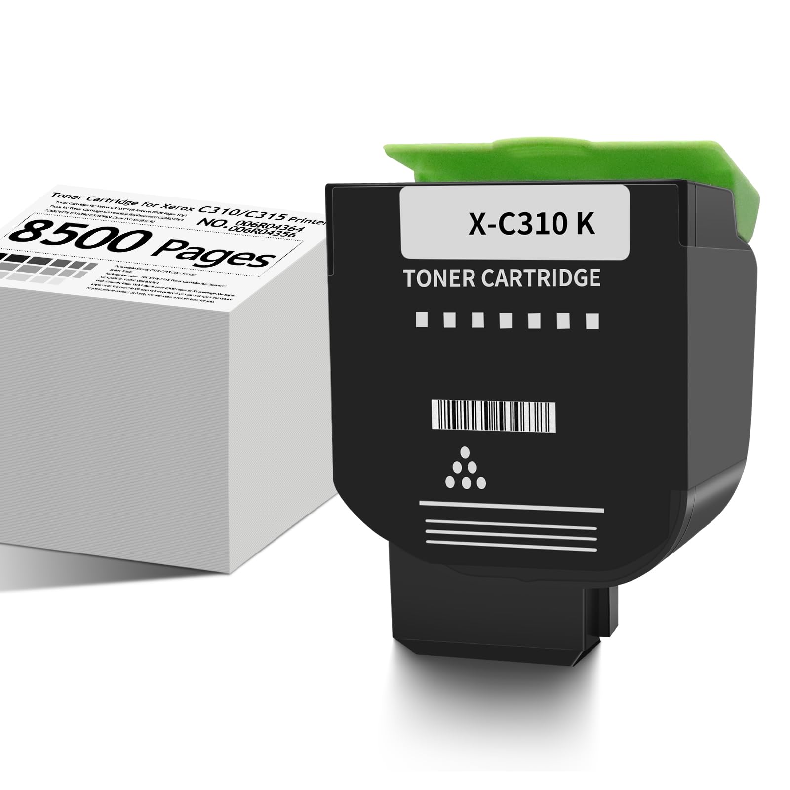High-Capacity C315 Toner Cartridge for Xerox C310/C315 Printer - 8,500 Pages - Compatible with 006R04364, 006R04356, C310DNI, C315DNI Color Multifunction Printers (Black) - Perfect for Office Printing & High-Volume Document Needs