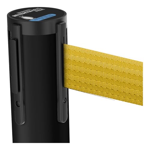 Black Post w/ Yellow Belt