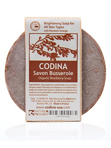 Organic Bearberry Soap by Codina Savon Busserole - Natural Skin Cleanser for Acne & Hyperpigmentation | Gentle Face & Body Wash for Sensitive Skin | Perfect for Daily Skincare Routine & Spa Treatments