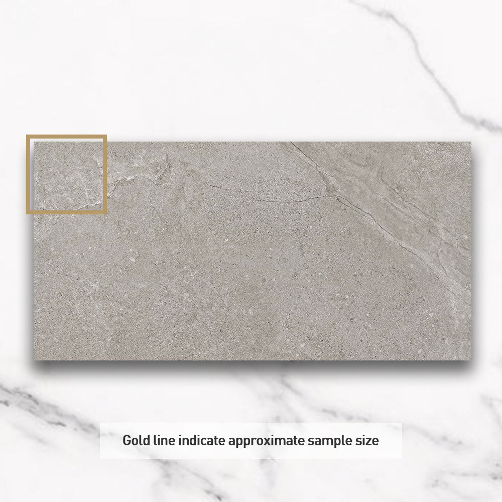 Premium Grey 400x600x20mm Outdoor Porcelain Tile - Pencil Edge Bullnose (Single Piece) | Perfect for Patios, Pool Decks & Garden Pathways