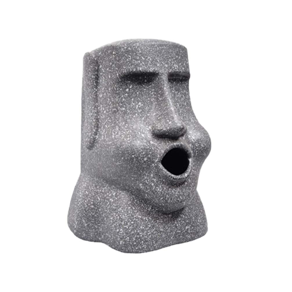 ABOOFAN Office Desk Organizer Set - 1pc Desktop Storage Box with Easter Island Statue Design for Paper Towels & Supplies | Perfect for Home Office, Workspace & Study Desk Organization