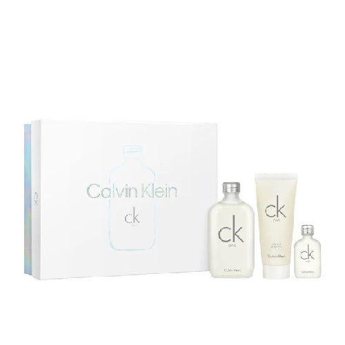 Calvin Klein CK One 3-Piece Gift Set for Women - Perfume, Body Lotion & Shower Gel - Perfect Birthday, Anniversary & Valentine's Day Gift
