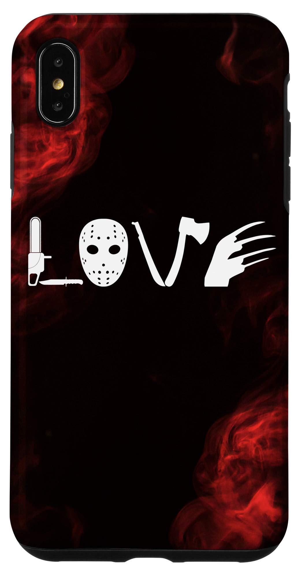 iPhone XS Max Horror Movie Lover Case - Scary Movie Phone Cover for iPhone XS Max - Perfect for Halloween, Horror Fans & Movie Nights