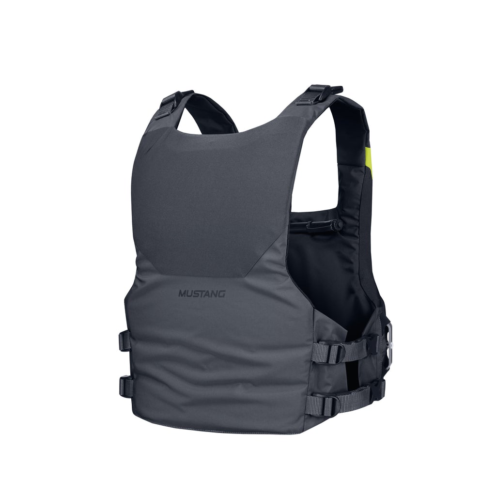 Mustang KHIMERA™ DUAL FLOTATION PFD - USCG Approved Life Jacket for Boating & Water Sports (Admiral Gray) | Perfect for Kayaking, Fishing & Sailing Adventures