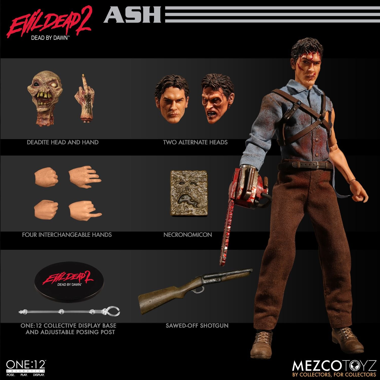 Mezco Toyz One:12 Collective Ash from Evil Dead 2 - 1/12 Scale 6
