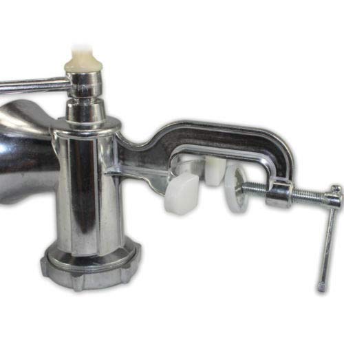 Best Manual Meat Grinder - Durable Aluminum Alloy Hand Crank Sausage Stuffer & Food Mincer with Clamp-on Design for Home Kitchen | Perfect for Ground Beef, Sausage Making & Food Prep