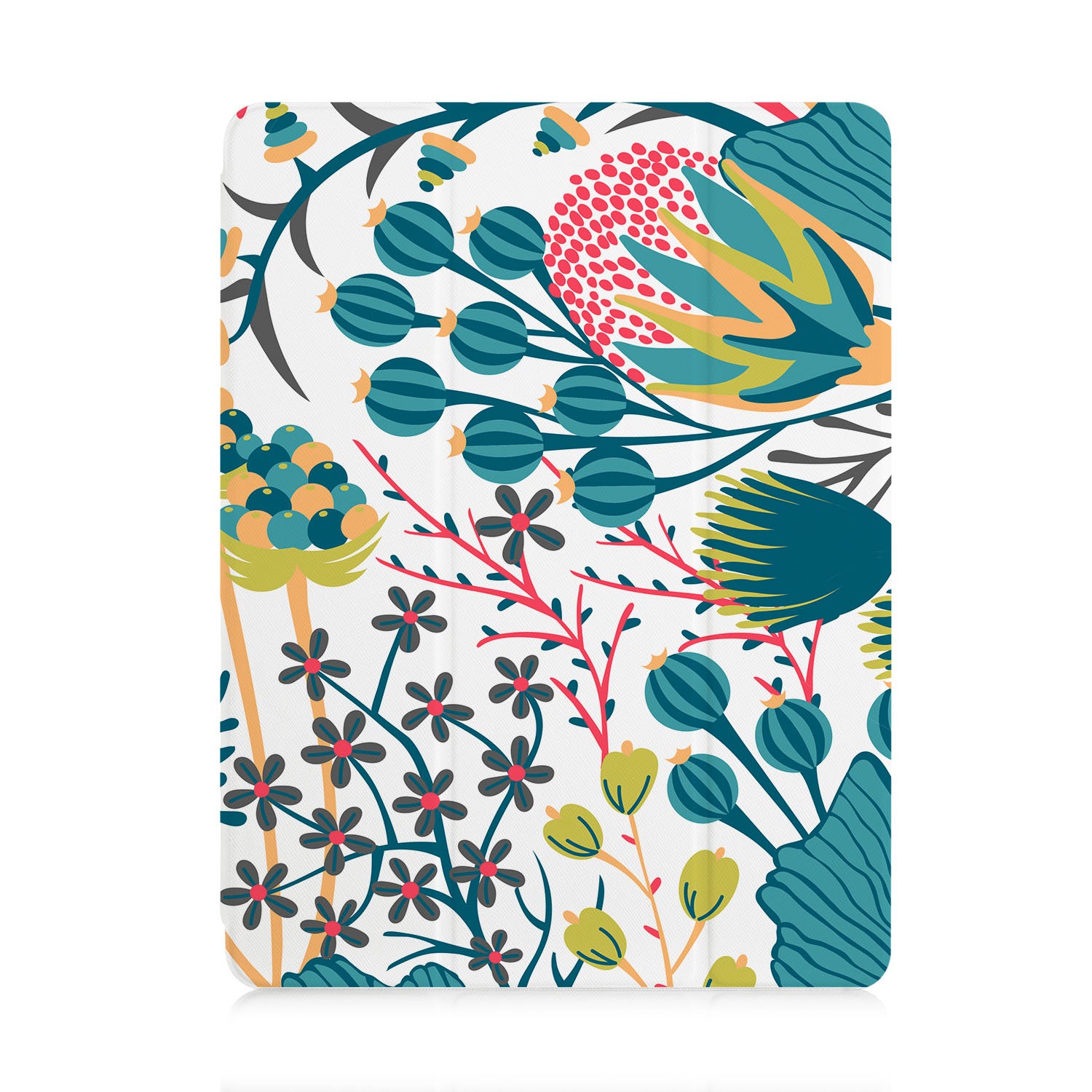 Premium iPad Trifold Case with Autumn Leaves Design - Slim Protective Cover for iPad Air/Pro (6th/5th/4th Gen) | Perfect for Work, Travel & School Use