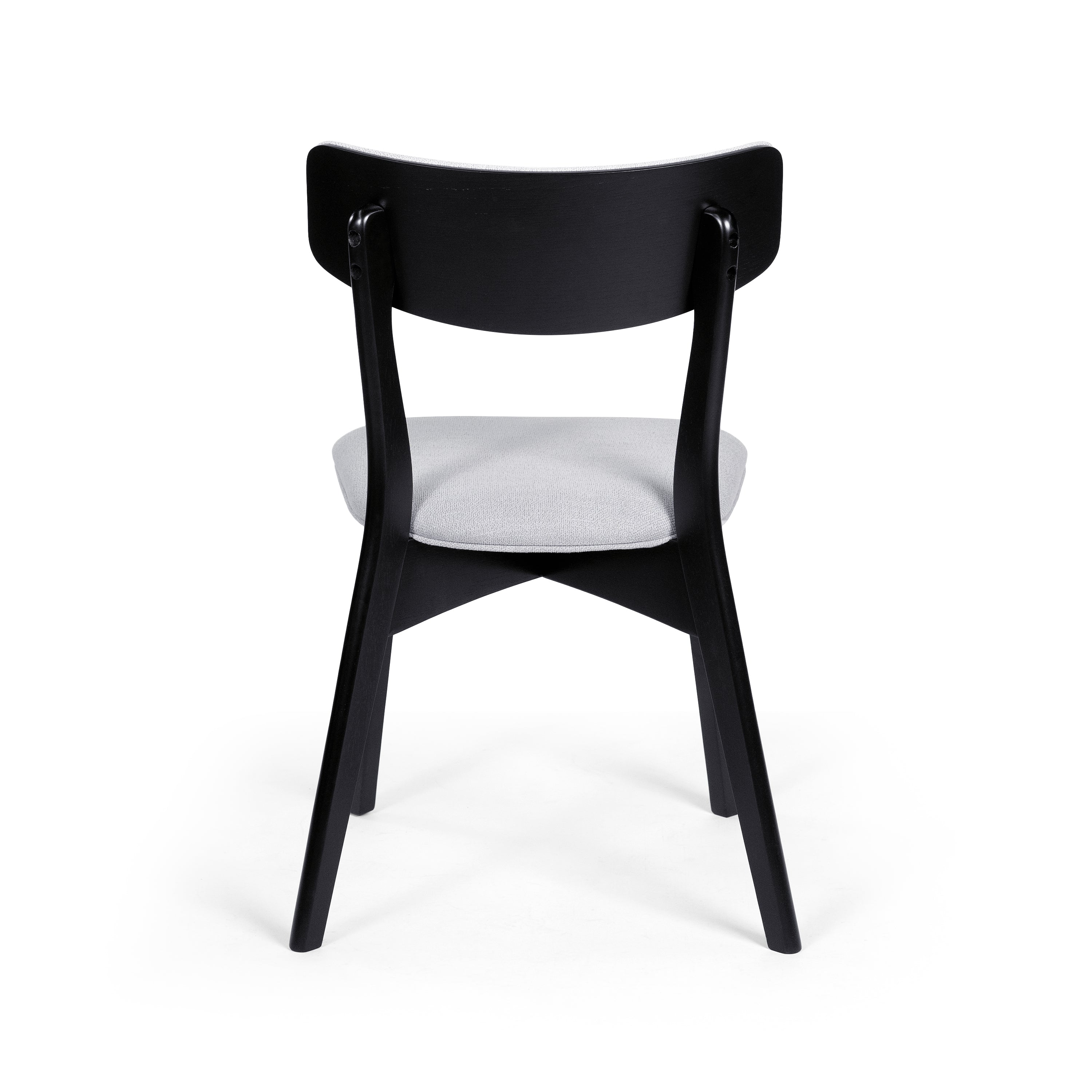 Modern Dining Chairs Set of 2 - Sturdy Wooden Kitchen Chairs with Padded Seats - Perfect for Dining Room, Kitchen, Breakfast Nook & Small Spaces