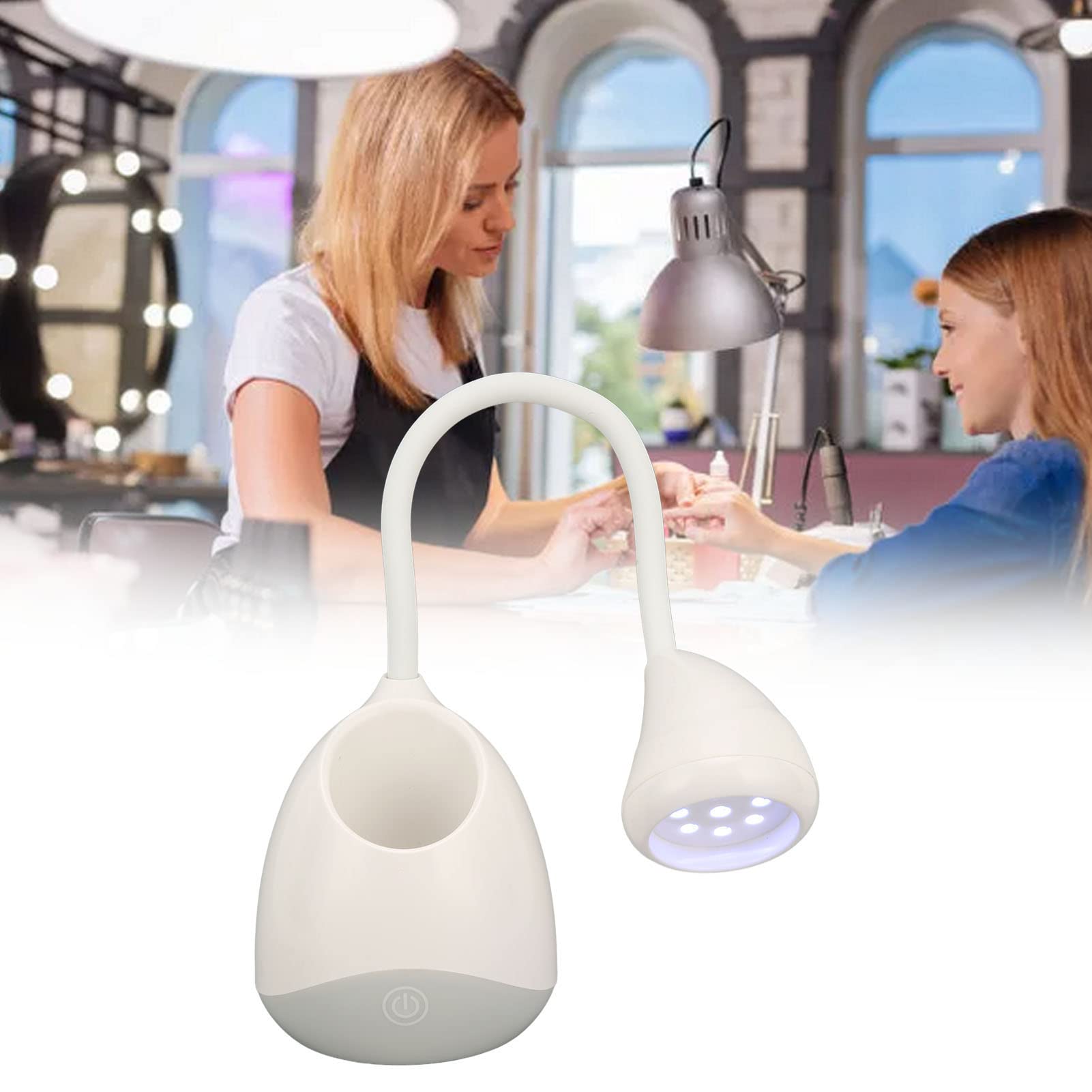 Professional 48W LED Nail Lamp for Gel Polish - Fast Drying UV/LED Light with 8 Beads, Perfect for Nail Salon & Home Manicure - Ideal for Daily Use, Travel, and Outdoor Activities