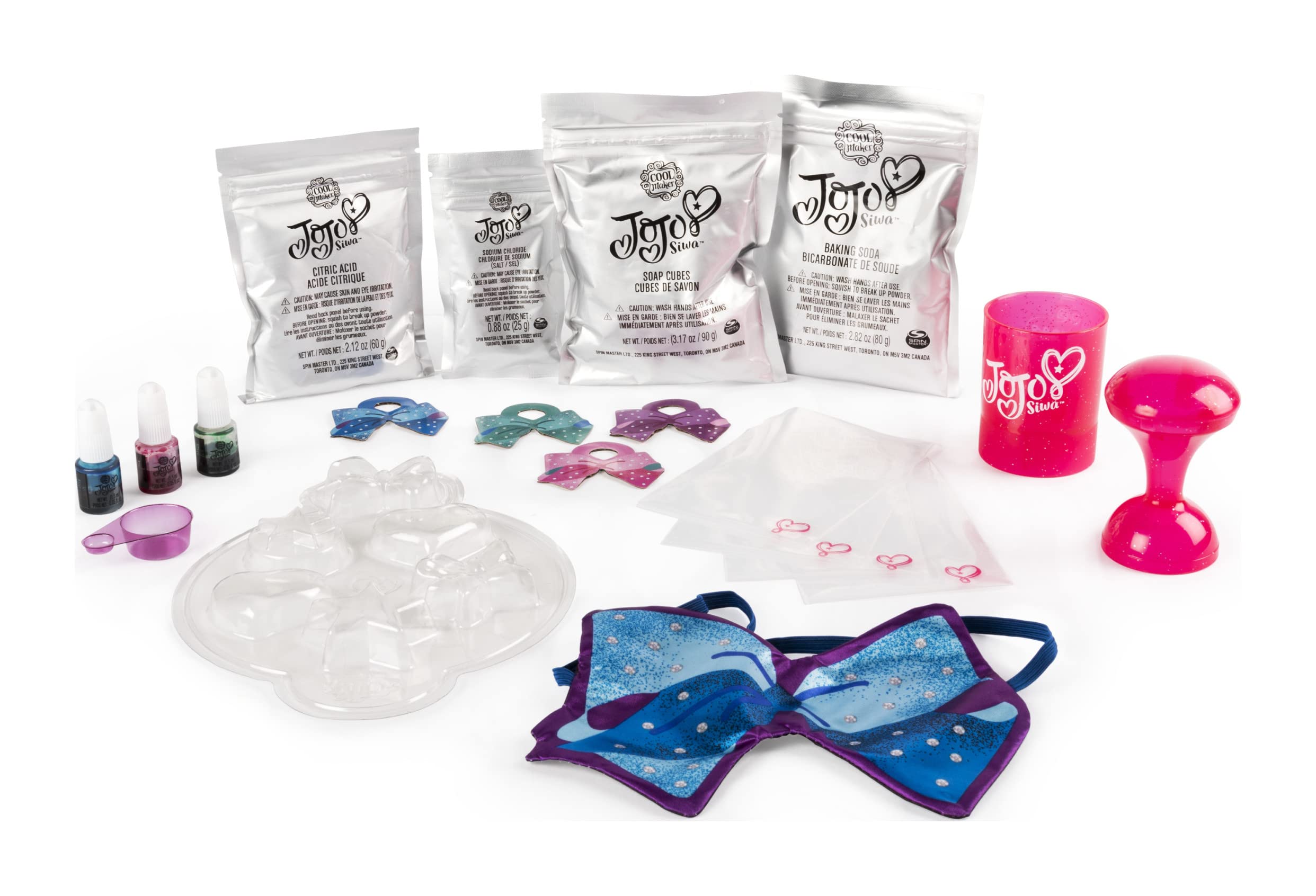 JoJo Siwa Bath Bomb and Soap Spa Kit for Kids Ages 8+ | DIY Bath & Body Gift Set with Colorful Fizzing Bombs | Fun Birthday Party, Sleepover & Self-Care Activity for Girls