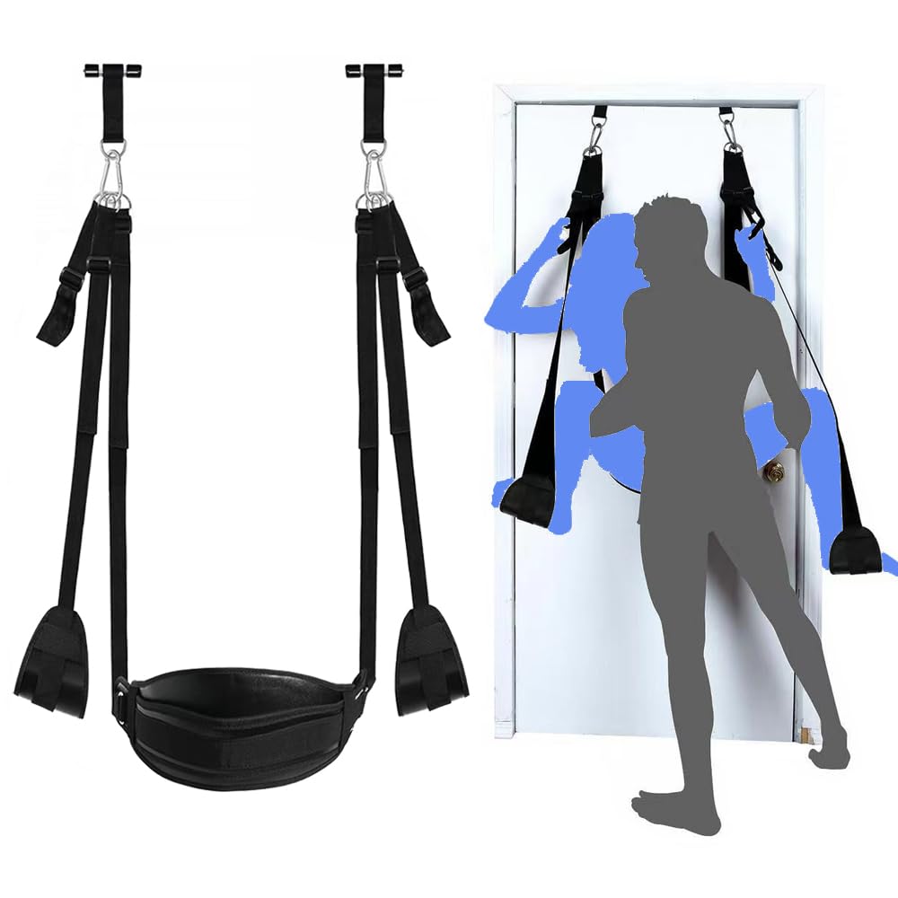 Heavy Duty Adult Door Swing for Couples - 300Lbs Capacity, Sexy Hanging Sling for Bedroom & Doorway Frame - Perfect for Spicing Up Your Love Life & Intimate Moments