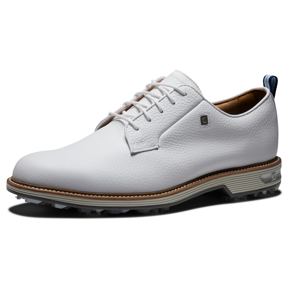 FootJoy Men's Premiere Series Golf Shoes - Waterproof Spiked Golf Shoes for Men with Comfortable Fit - Perfect for Golf Course, Driving Range & Outdoor Sports
