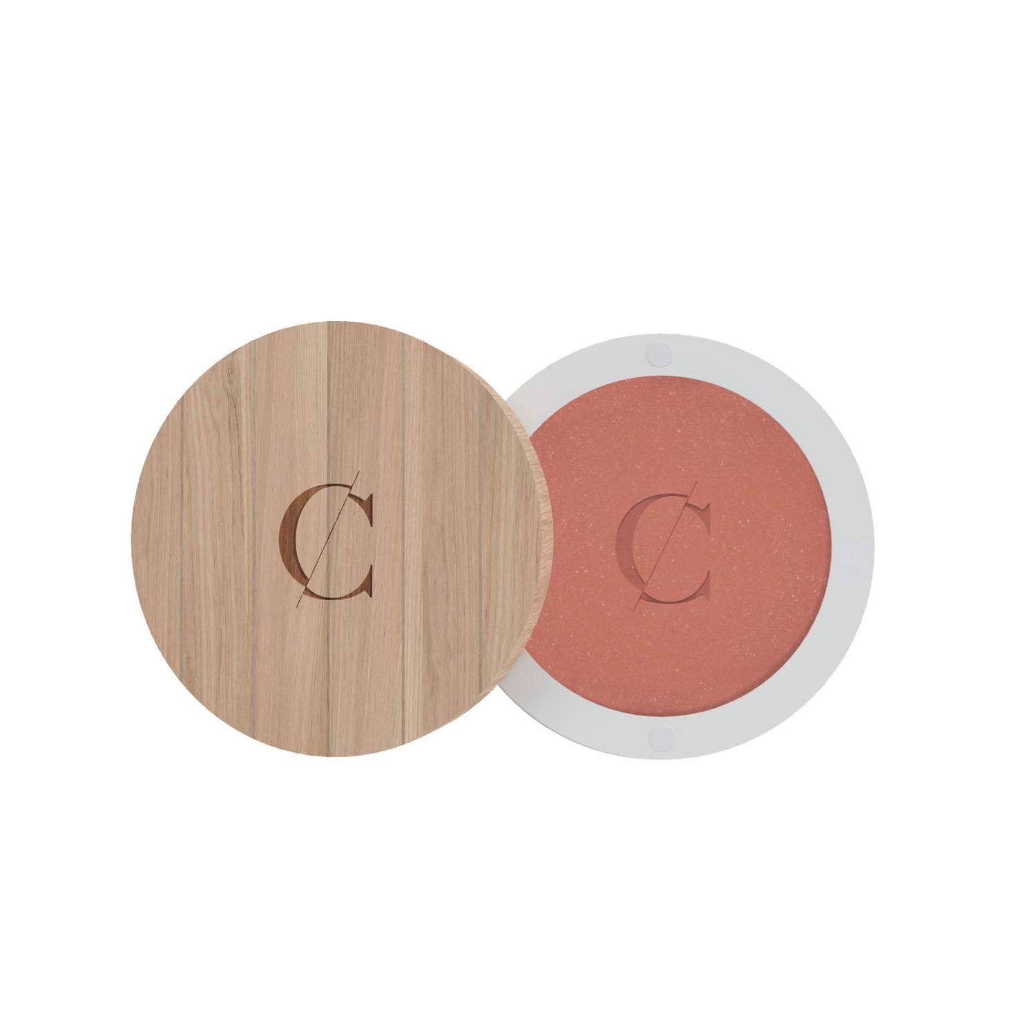 Couleur Caramel Blush Powder 53 Light Pink - Natural Cheek Color for Daily Makeup
