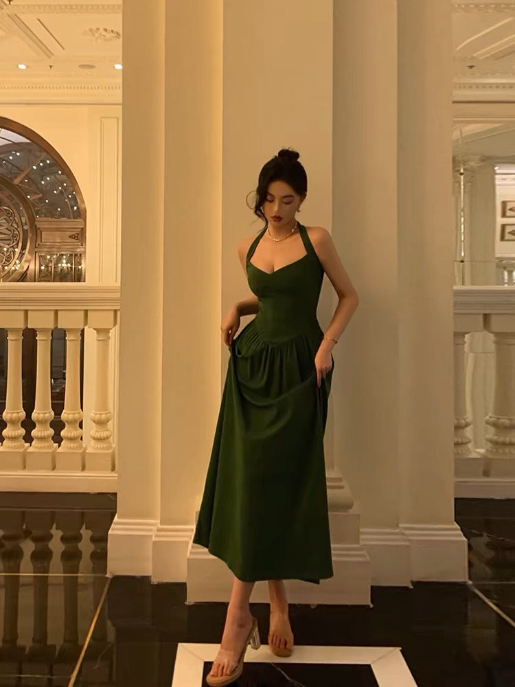 Elegant Dark Green A-Line Prom Dress for Homecoming - J3286 | Perfect for Formal Dances, Parties & Special Occasions