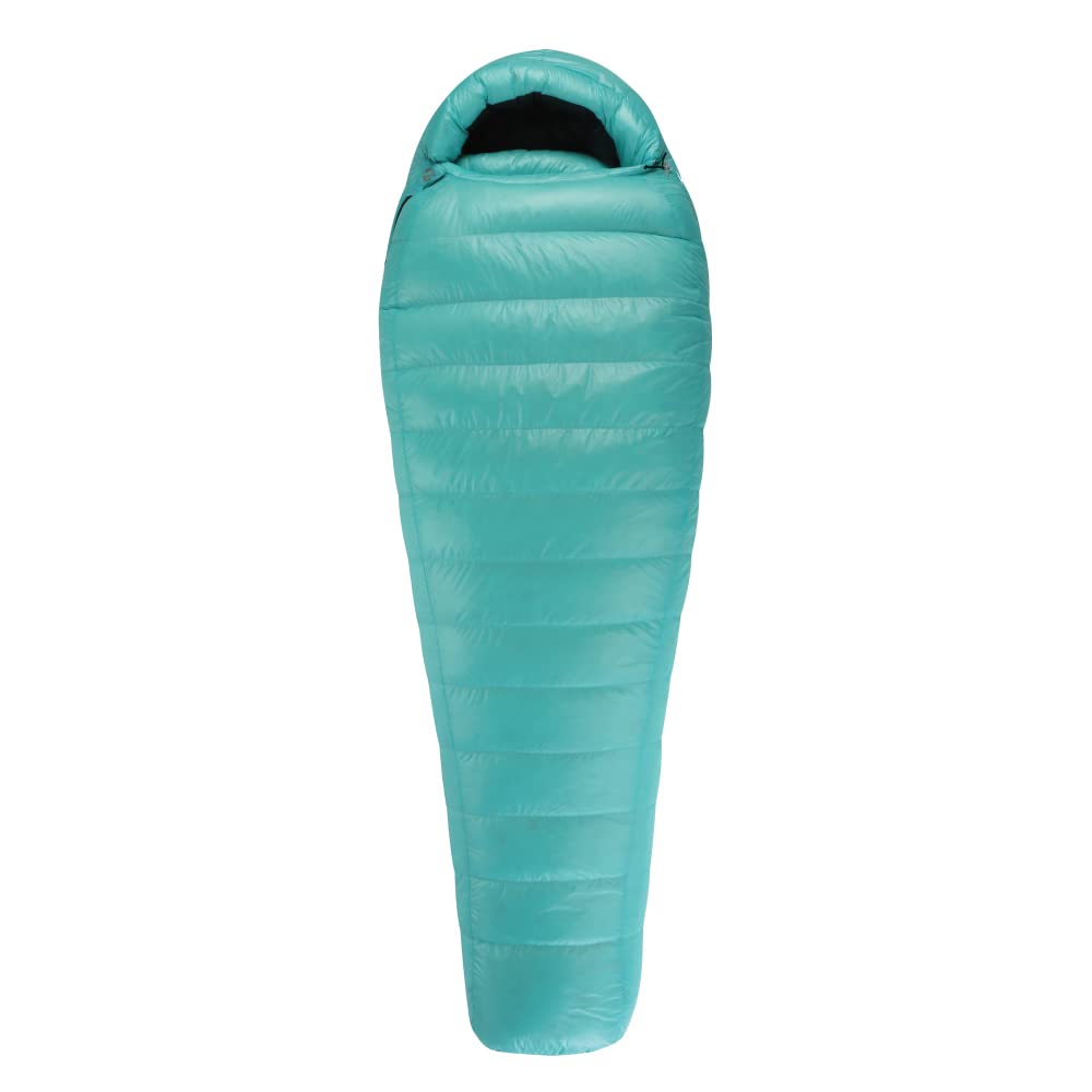 Summit1 Series -6°F 800FP Goose Down Sleeping Bag - Ultralight Backpacking & Camping Sleeping Bag for Men & Women (Lime Punch, Lengthen) - Perfect for Cold Weather Hiking, Mountaineering & Outdoor Adventures