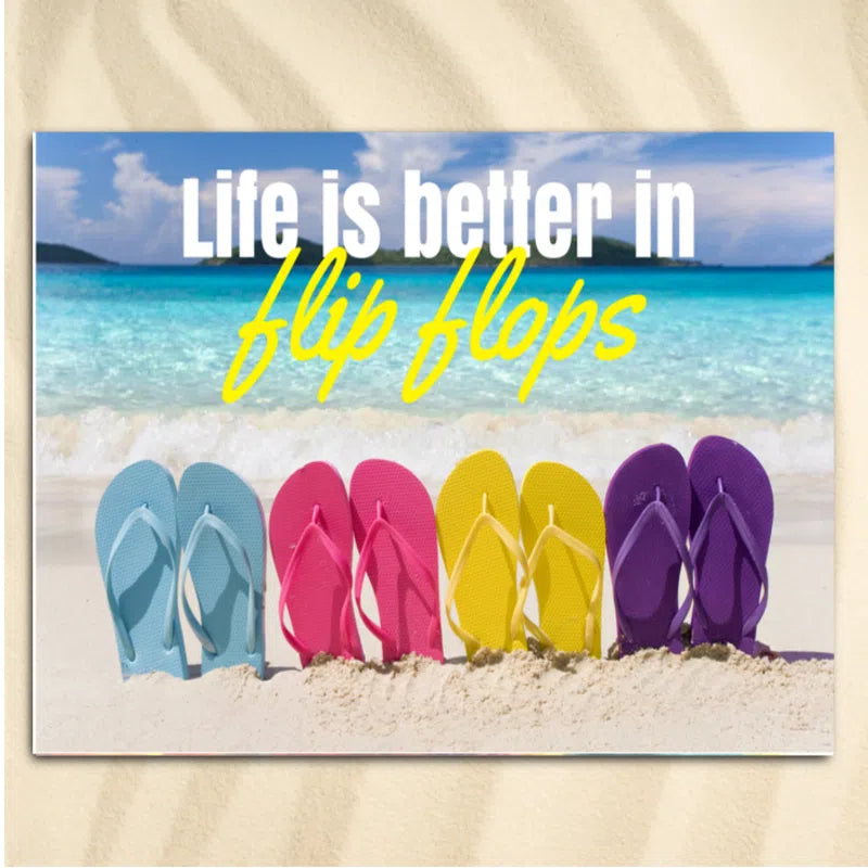 Extra Large Beach Towel - Oversized Quick Dry Sand Free Towel for Pool, Beach, and Travel - Better in Flip Flops