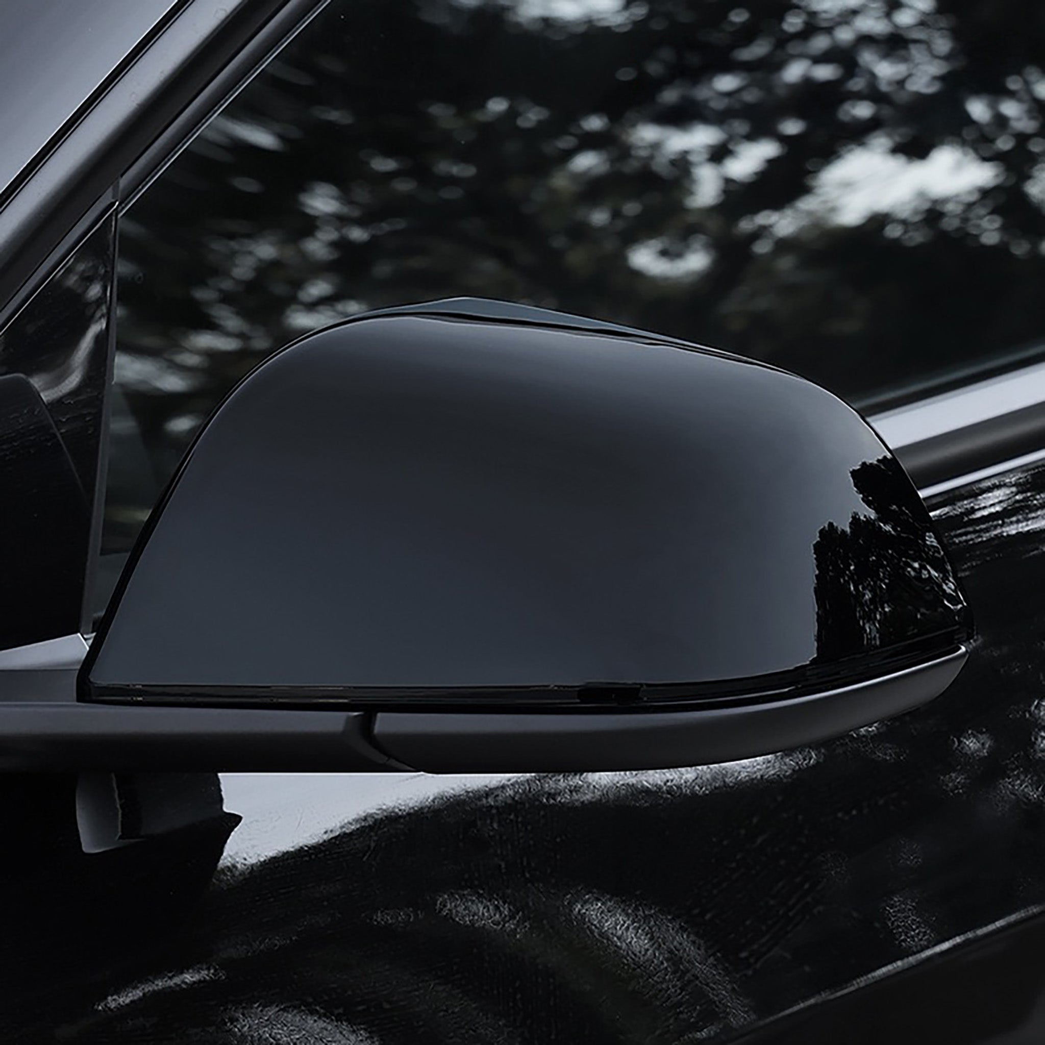 Custom ABS Plastic Mirror Covers for Tesla Model 3 & Model Y - Sleek & Durable Side Mirror Protectors for Enhanced Style & Protection (Perfect for Car Enthusiasts & Daily Commuters)