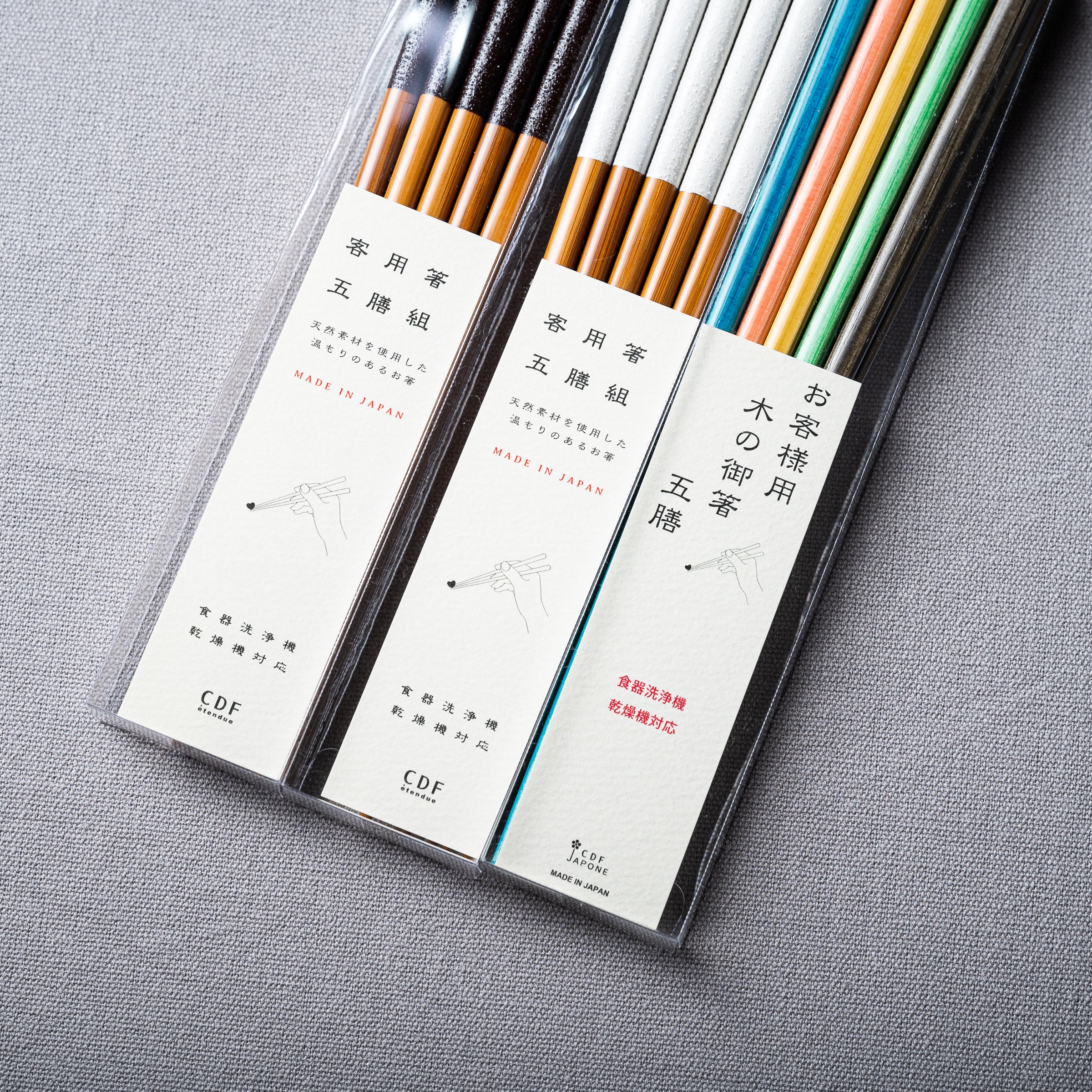 Premium Natural Bamboo Chopsticks Set - Eco-Friendly & Durable (2 Colors) - Perfect for Sushi, Asian Cuisine & Home Dining