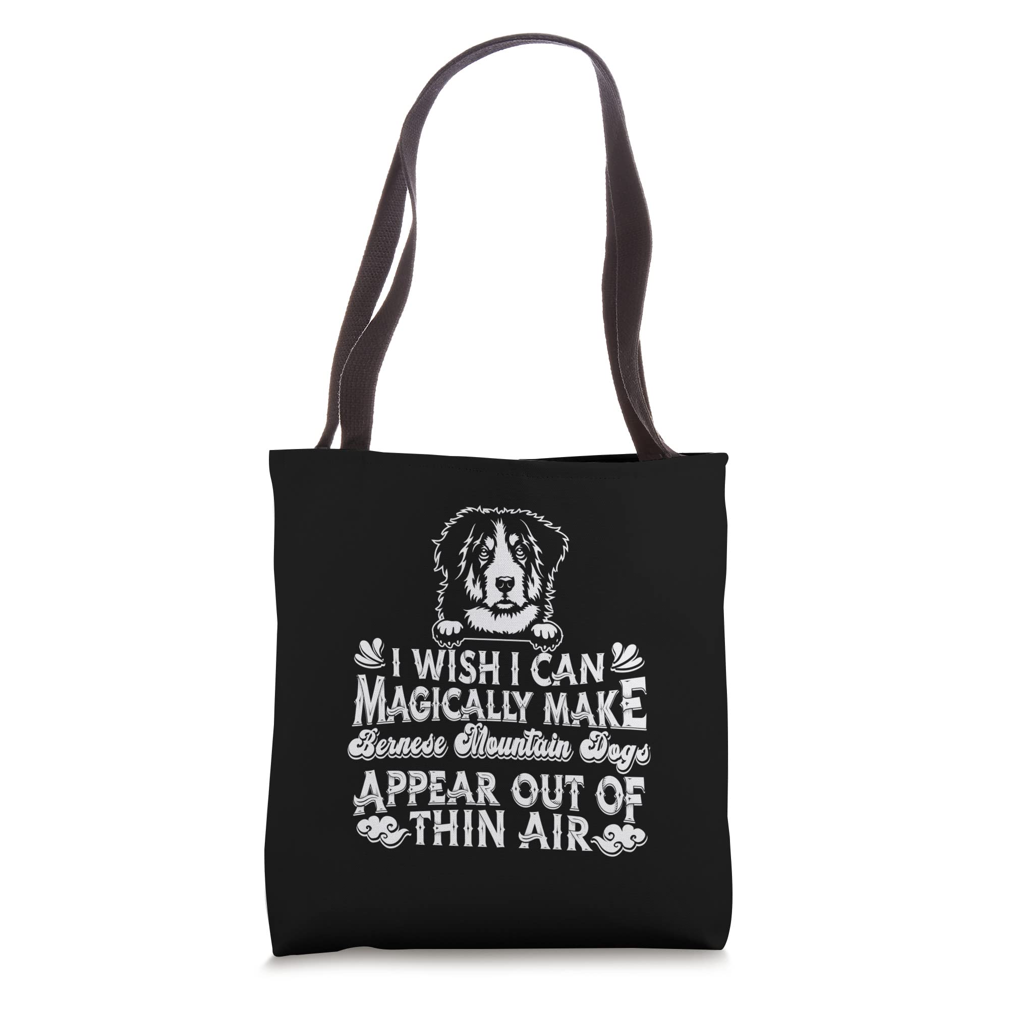 Bernese Mountain Dog Tote Bag for Dog Lovers - Durable Canvas Pet Owner Gift - Perfect for Grocery Shopping, Beach Trips & Dog Park Outings
