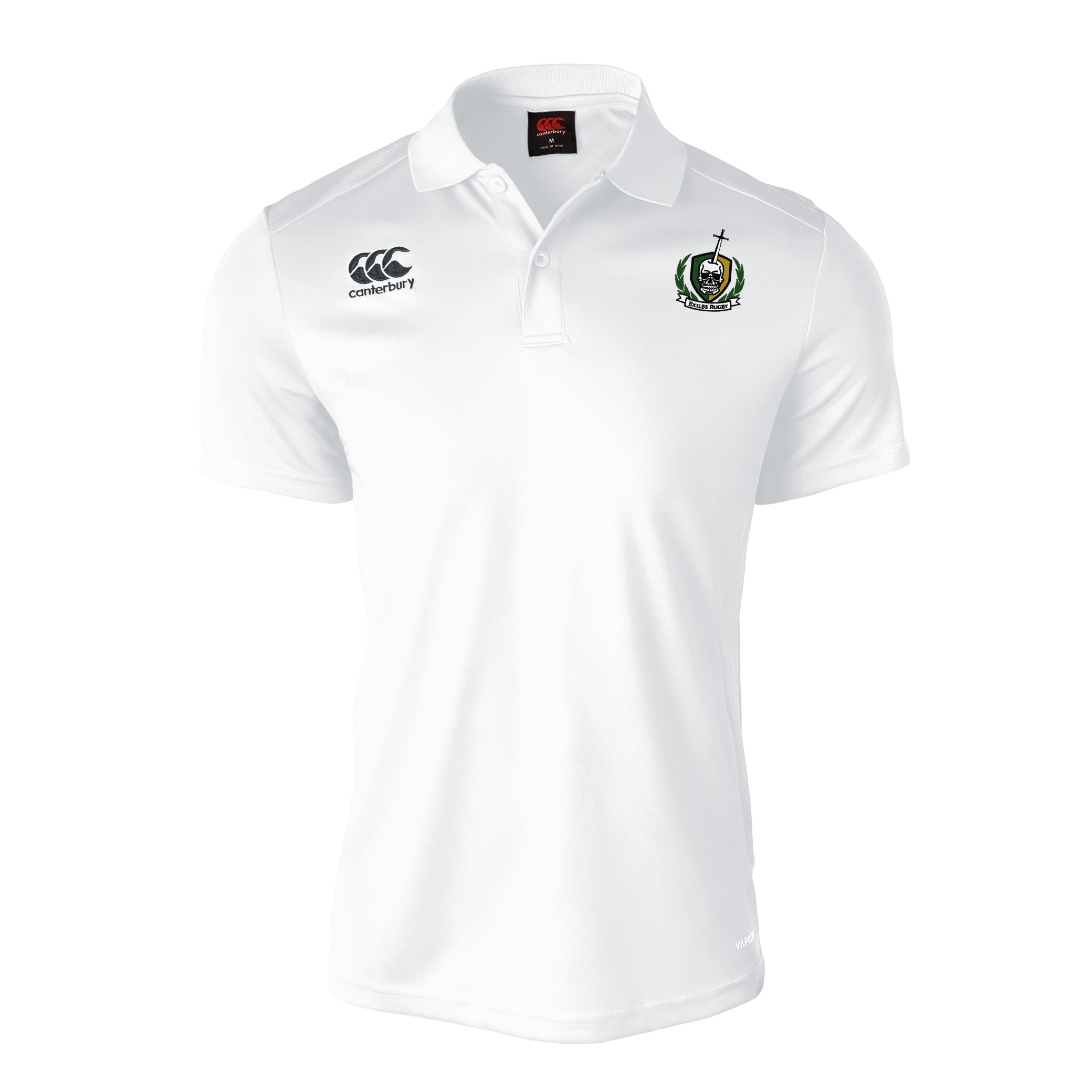 Exiles RFC CCC Dry Polo Shirt - Moisture Wicking & Breathable Performance Polo for Men - Perfect for Rugby, Golf & Casual Wear
