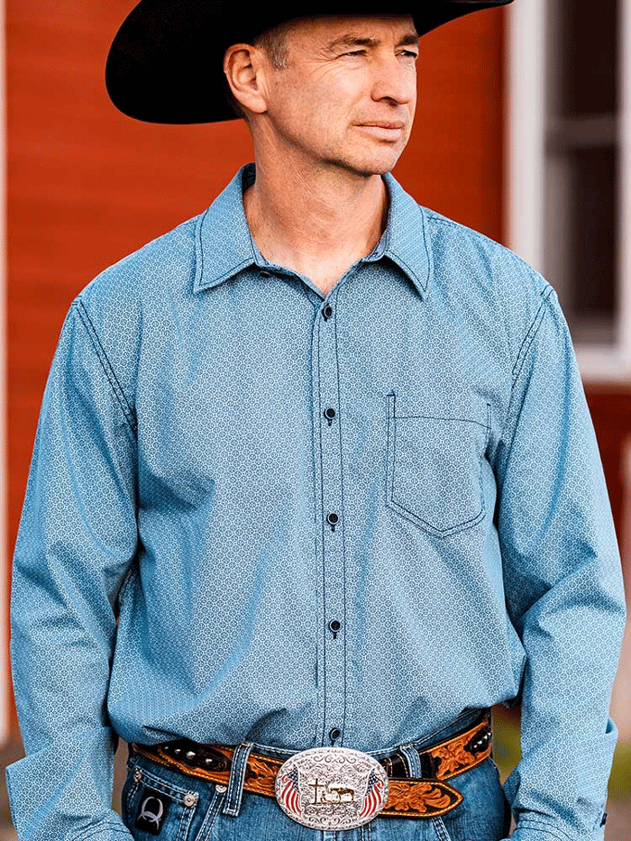Montana Silversmiths AM53100 731M Genuine American Made Christian Cowboy Belt Buckle - Western Style Silver Freedom Buckle for Men - Perfect for Rodeo, Ranch Work & Patriotic Events