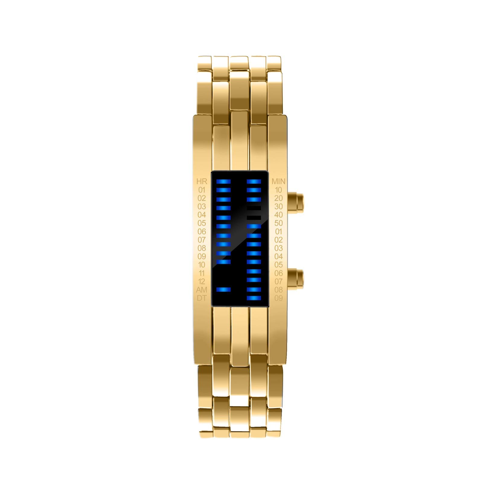 Premium Alloy LED Sports Bracelet Watch for Men - Digital Display, Luxury Gift for Him - Perfect for Fitness, Work & Casual Wear