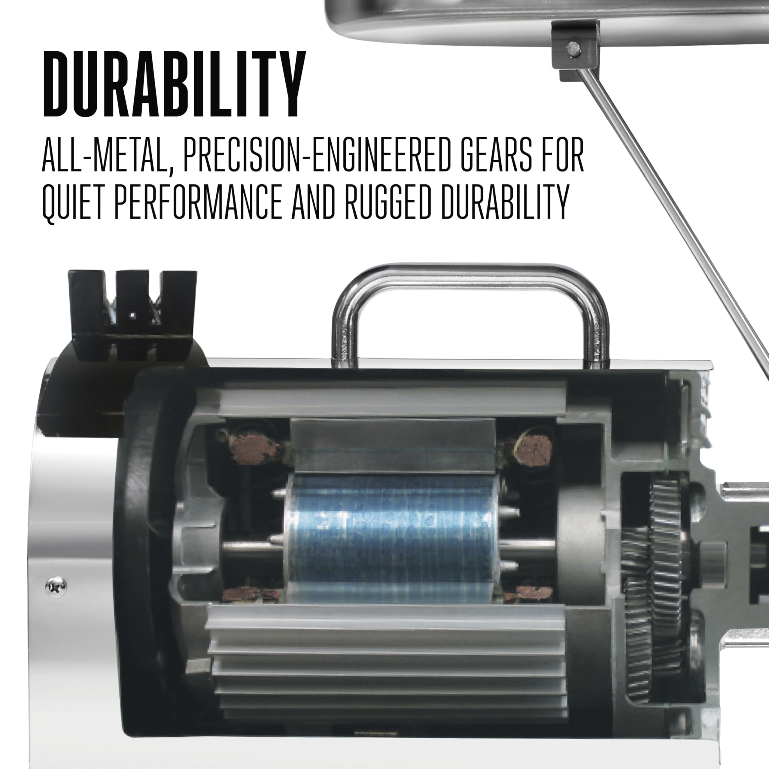 Weston Pro Series 1120W Commercial Electric Meat Grinder - 1.5HP Heavy Duty Stainless Steel - Grinds 14lbs Per Minute (Model 10-2201-W) - Perfect for Butcher Shops, Restaurants & Home Meat Processing