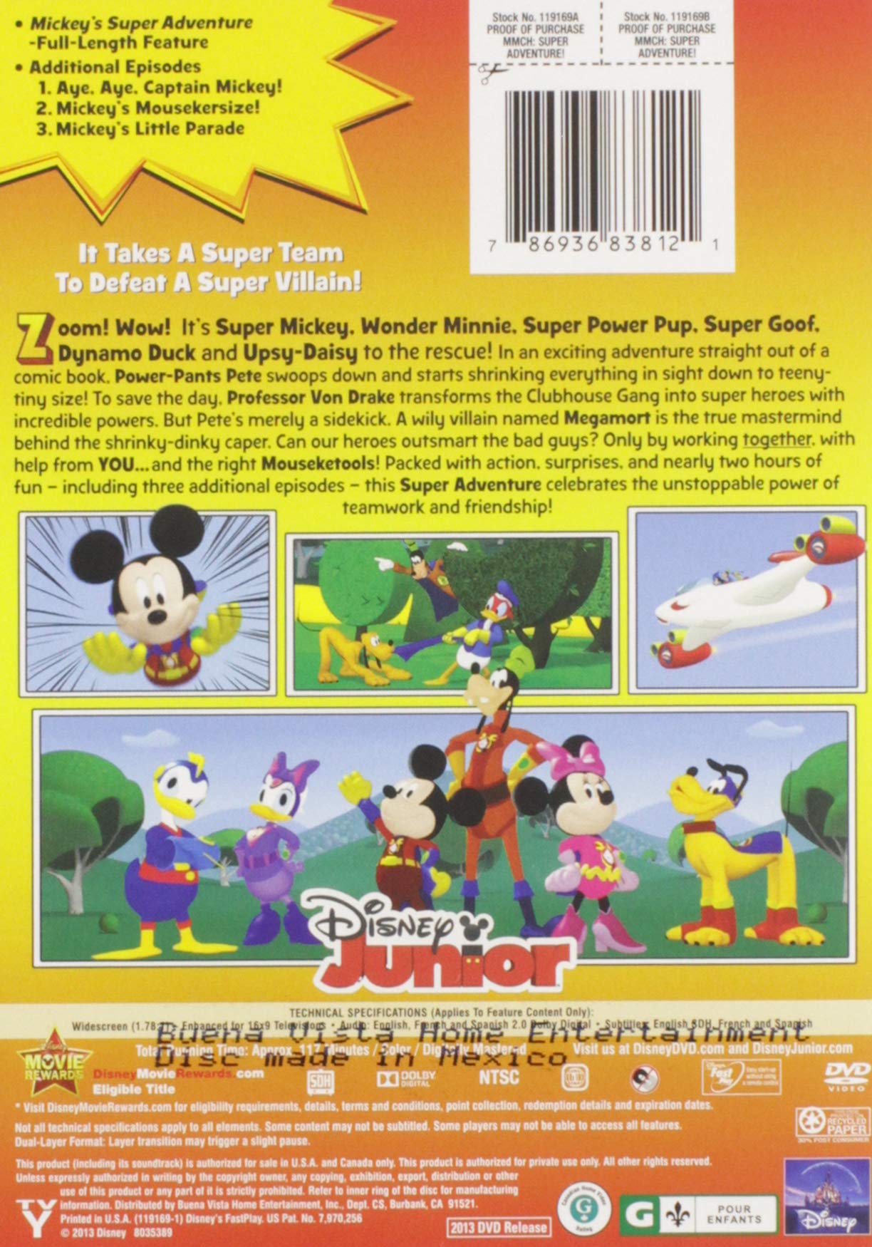 Disney Mickey Mouse Clubhouse Super Adventure Toys for Kids - Fun Educational Playset for Toddlers & Preschoolers | Perfect for Birthday Gifts & Pretend Play
