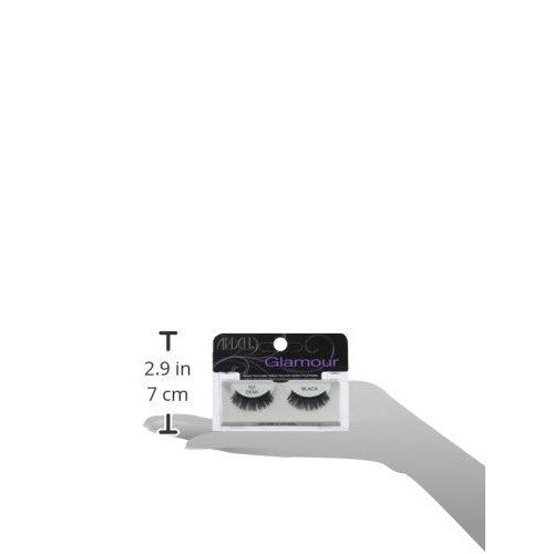 Ardell Black Demi 101 False Eyelashes - Natural Look, Reusable, Cruelty-Free Lashes for Everyday Wear & Special Occasions