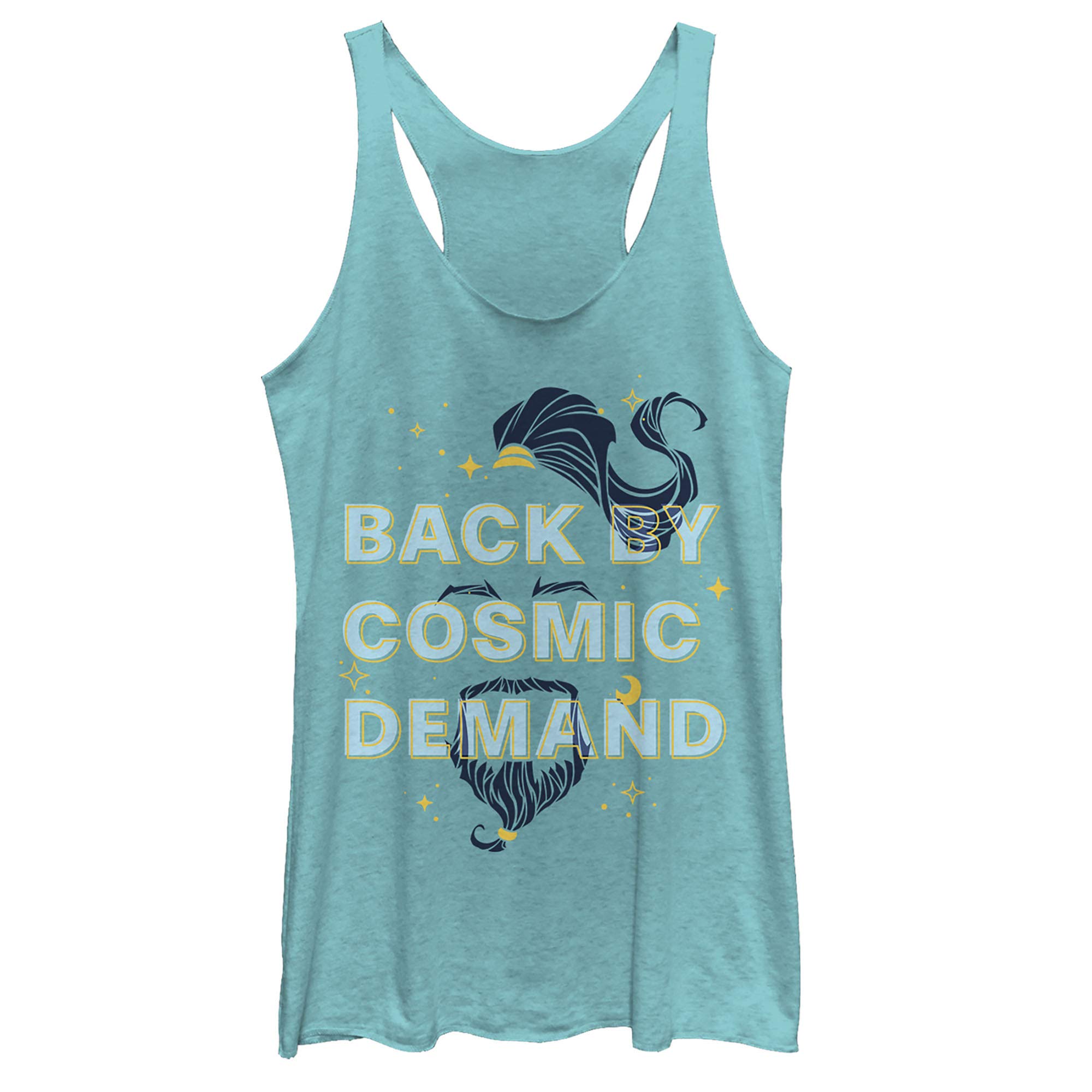 Disney Aladdin Live Action Women's Racerback Tank Top - Soft & Comfortable Casual Wear for Summer, Gym, and Beach