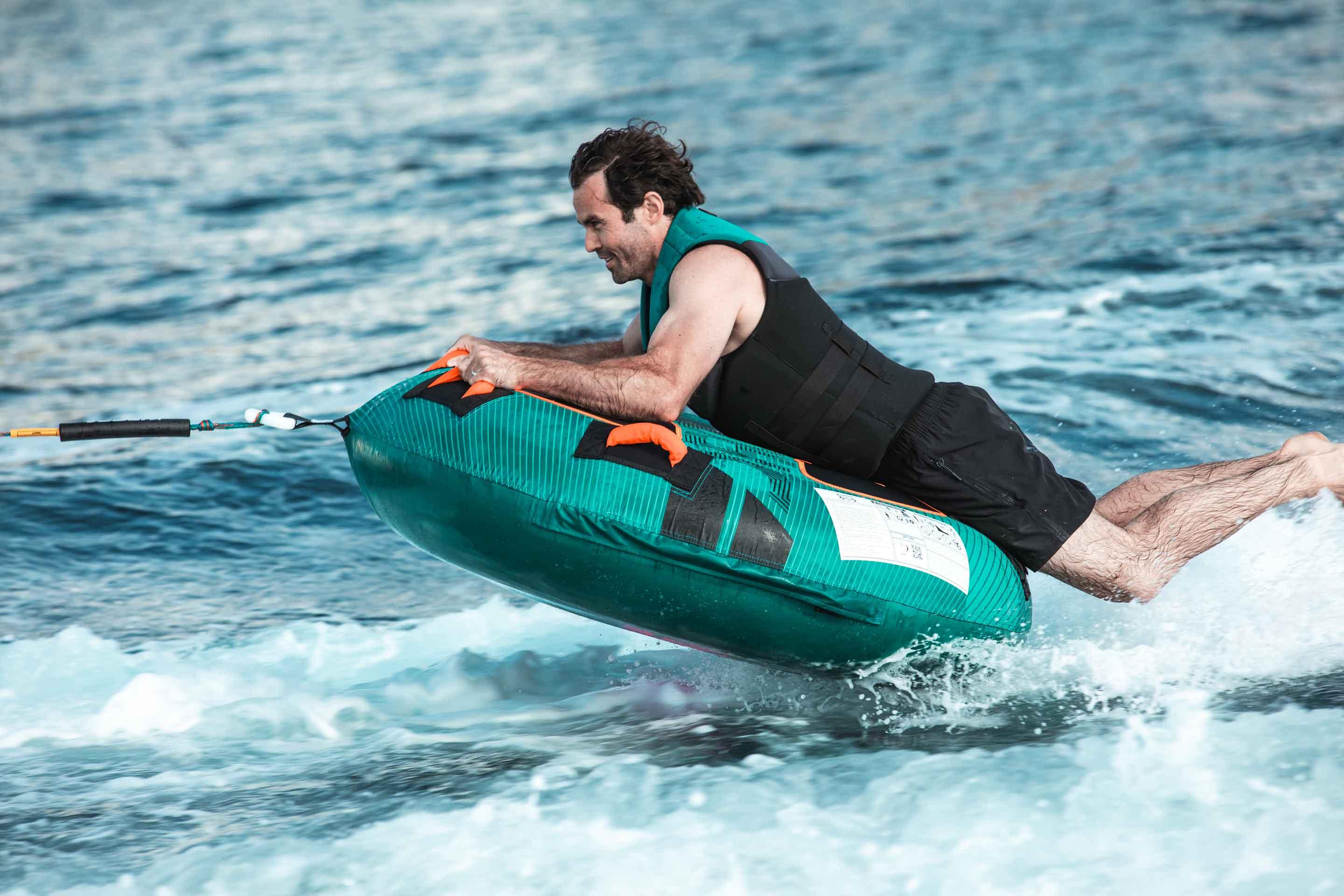 Jobe Droplet Towable Tube - Inflatable Water Sports Towable for Boating, Lakes & Rivers - Fun for Kids & Adults - Perfect for Summer Water Activities & Beach Parties