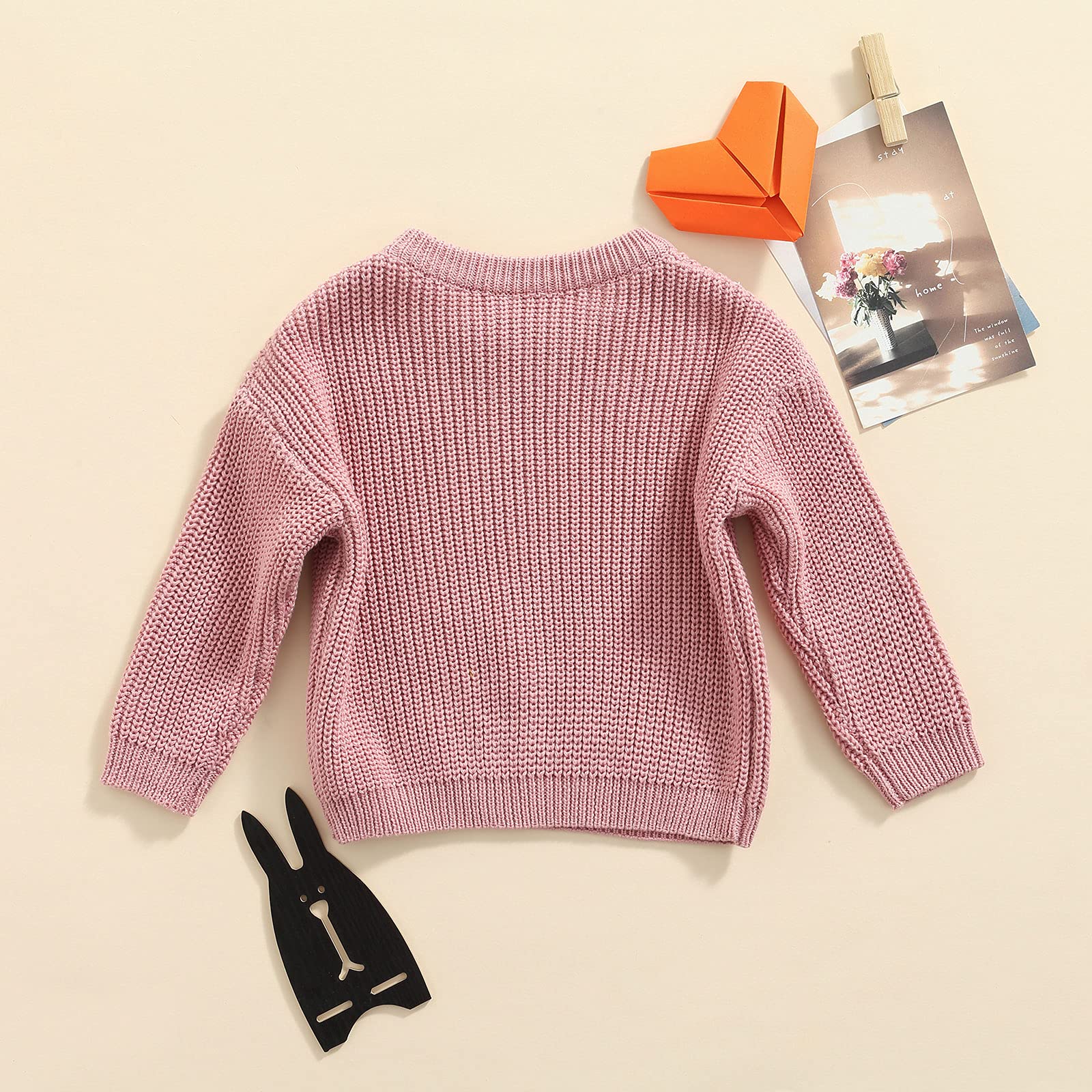 L&ieserram Baby Knitted Jumper Sweater for Boys & Girls - Soft Long Sleeve Knitwear Toddler Pullover Top (0-5 Years) - Cozy Winter Outfit for Newborns & Kids | Perfect for Playdates, Family Photos & Holiday Gatherings